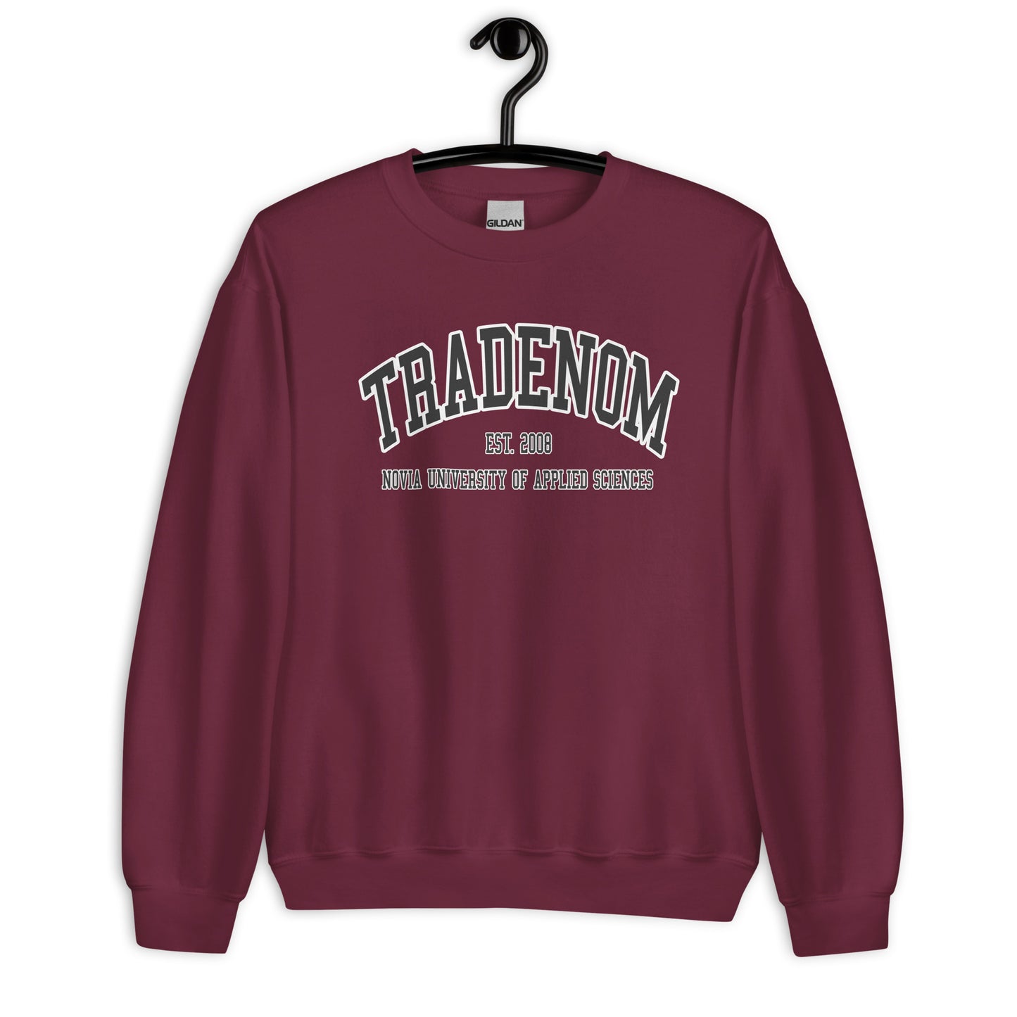 Tradenom Sweatshirt Svart Tryck