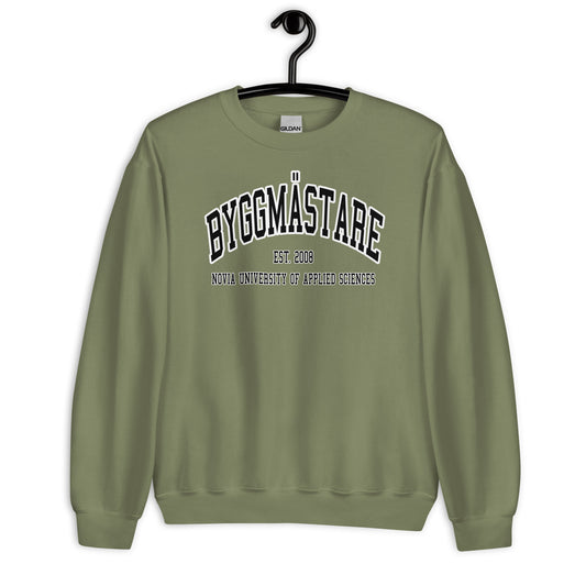 Byggmästare Sweatshirt Svart Tryck