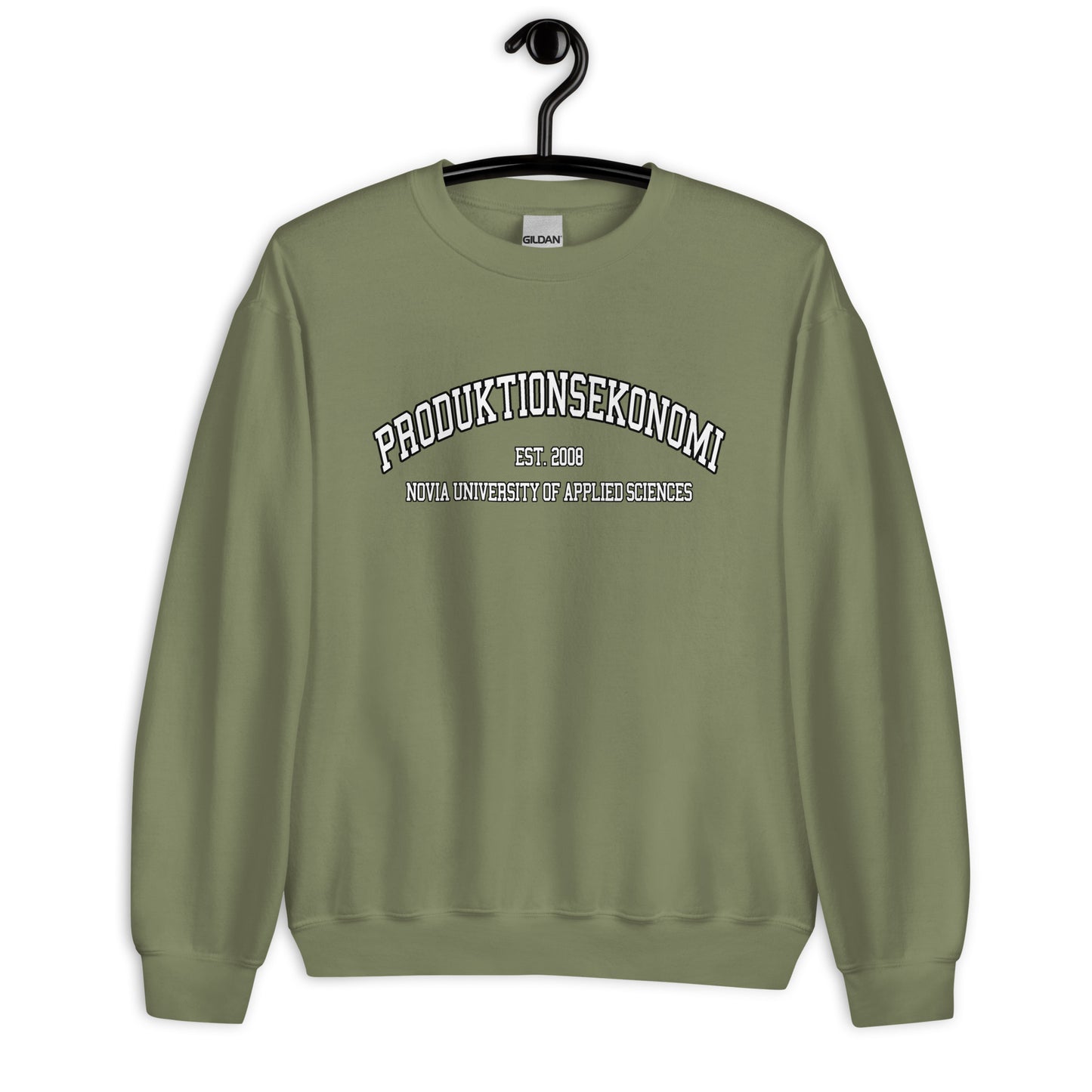 Produktionsekonomi Sweatshirt Svart Tryck