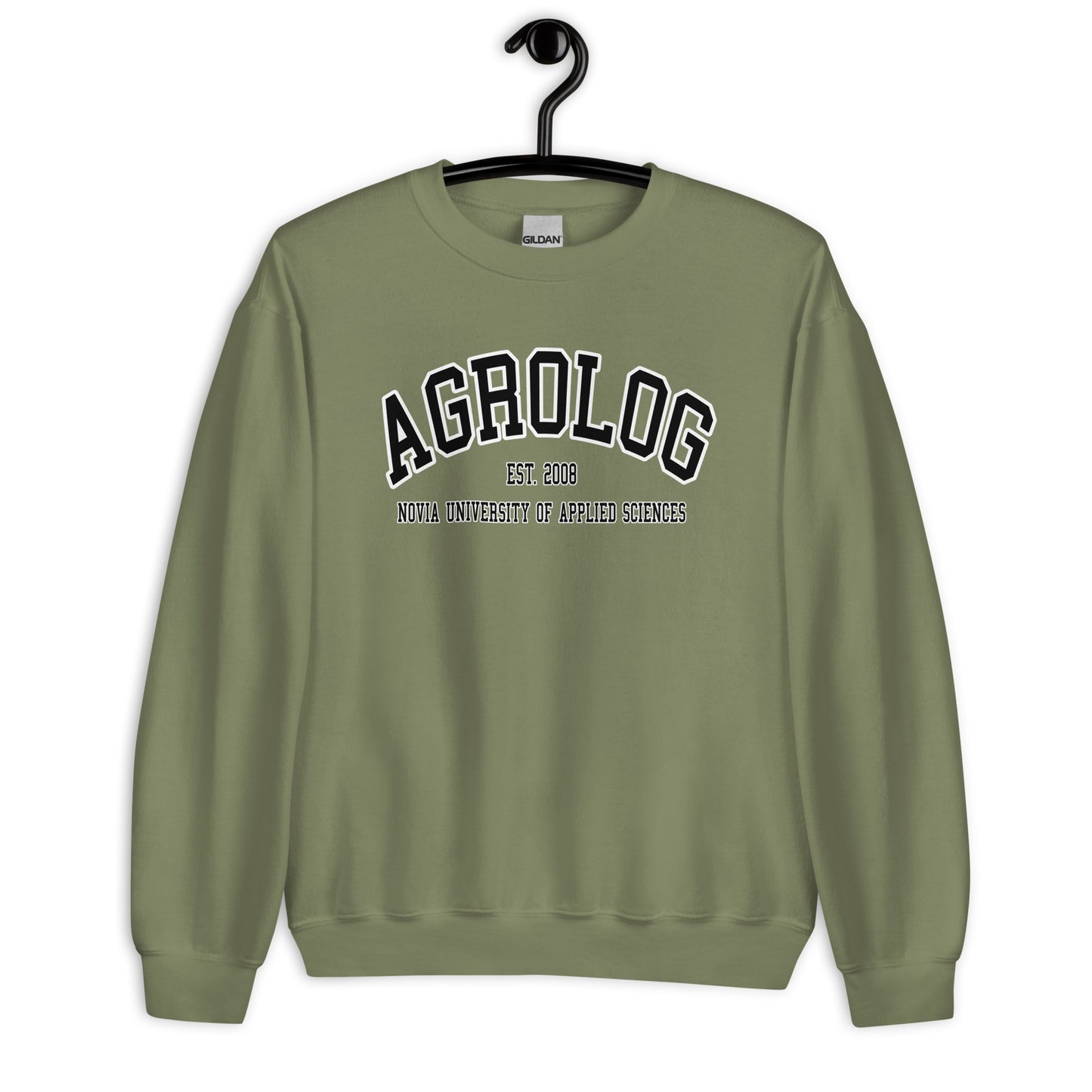 Agrolog Sweatshirt Svart Tryck