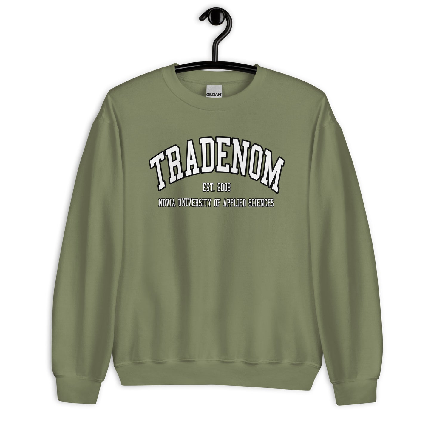 Tradenom Sweatshirt Vitt Tryck