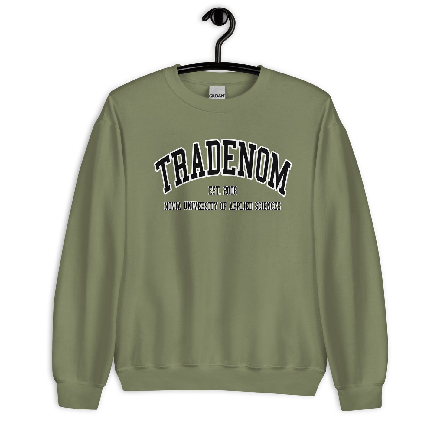 Tradenom Sweatshirt Svart Tryck