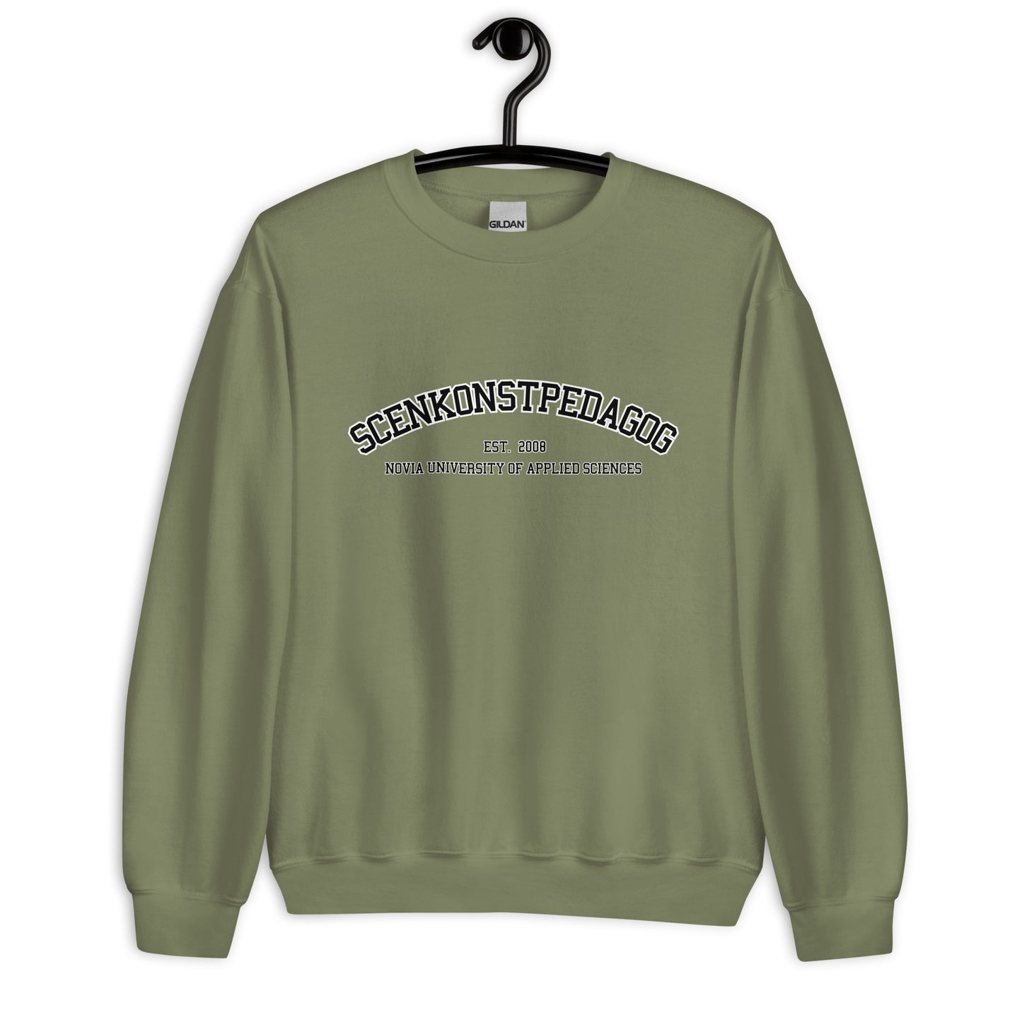 Scenkonstpedagog Sweatshirt Svart Tryck