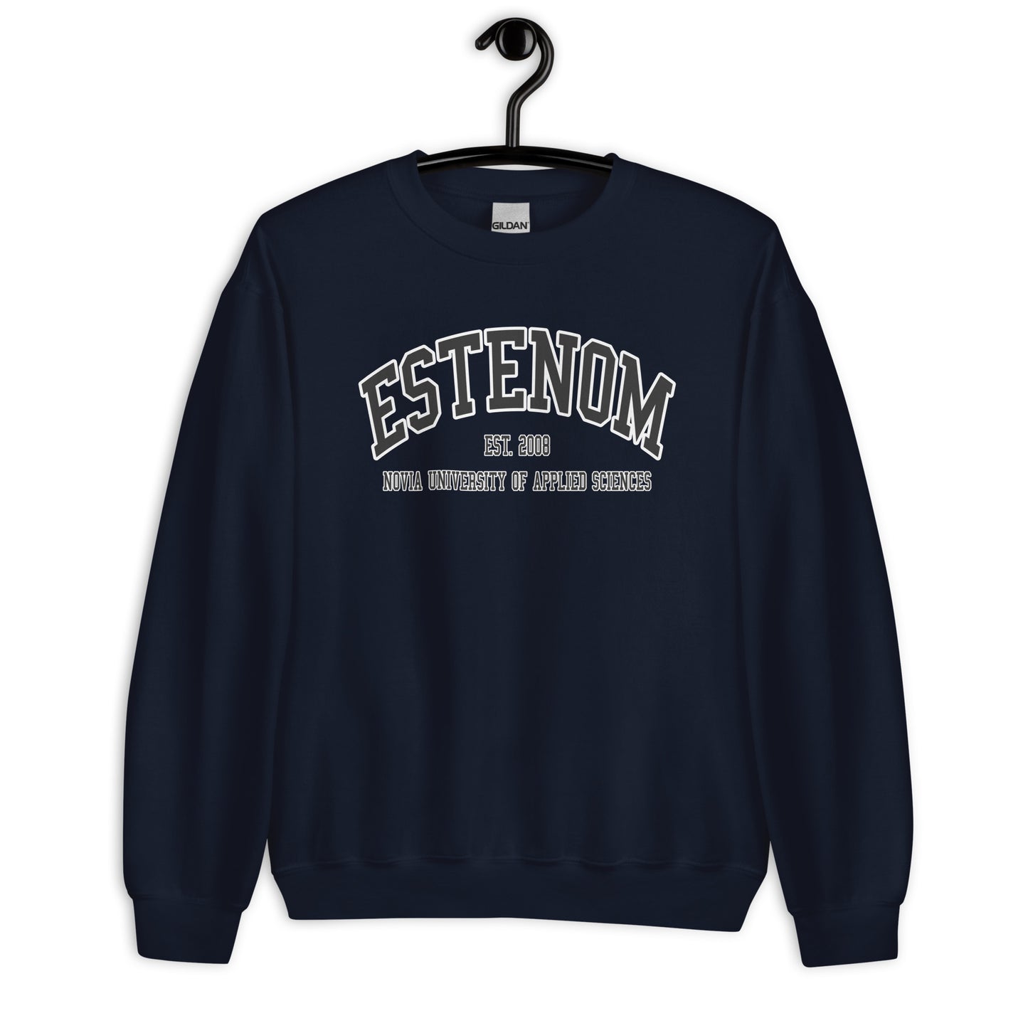 Estenom Sweatshirt Svart Tryck