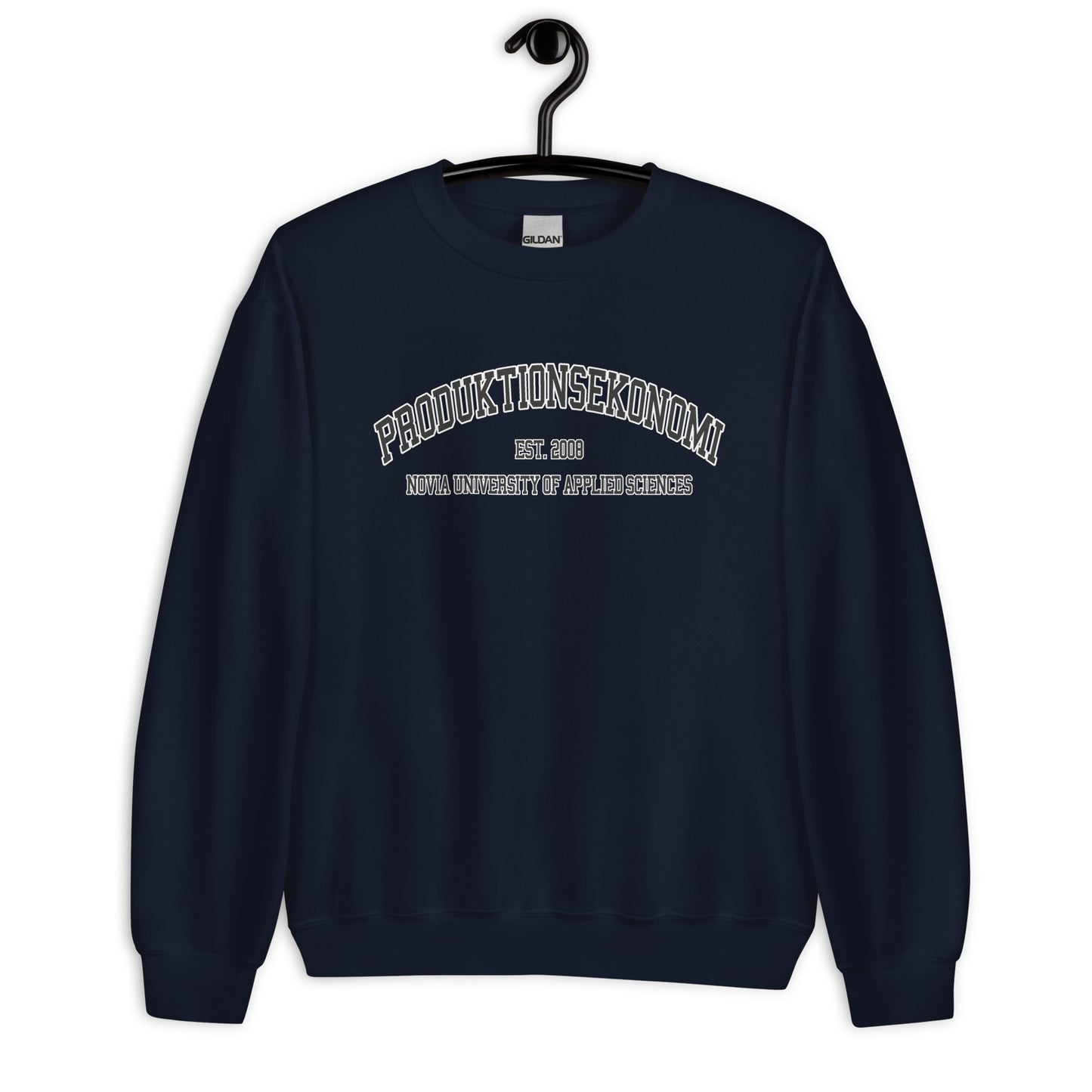 Produktionsekonomi Sweatshirt Svart Tryck