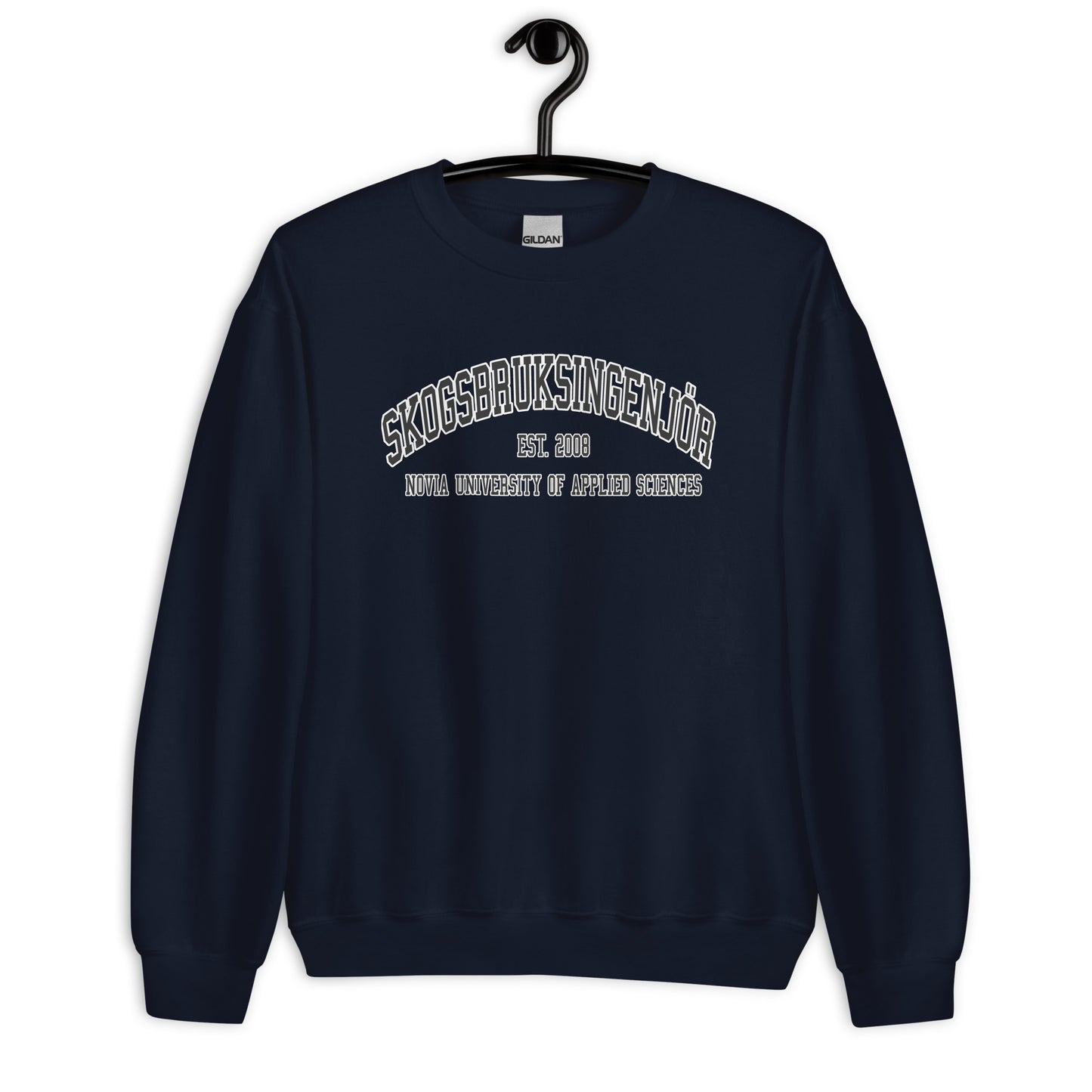 Skogsbruksingenjör Sweatshirt Svart Tryck