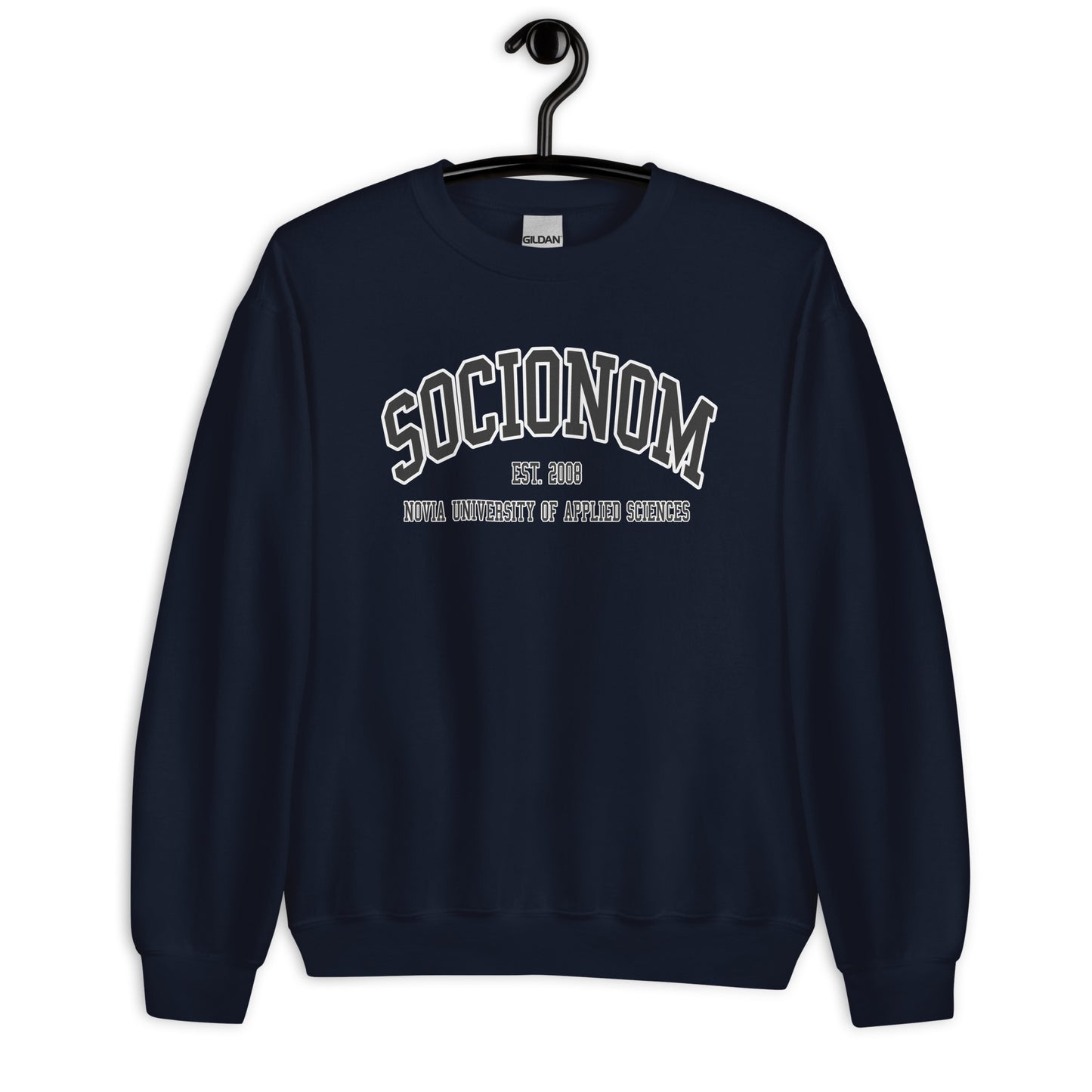 Socionom Sweatshirt Svart Tryck