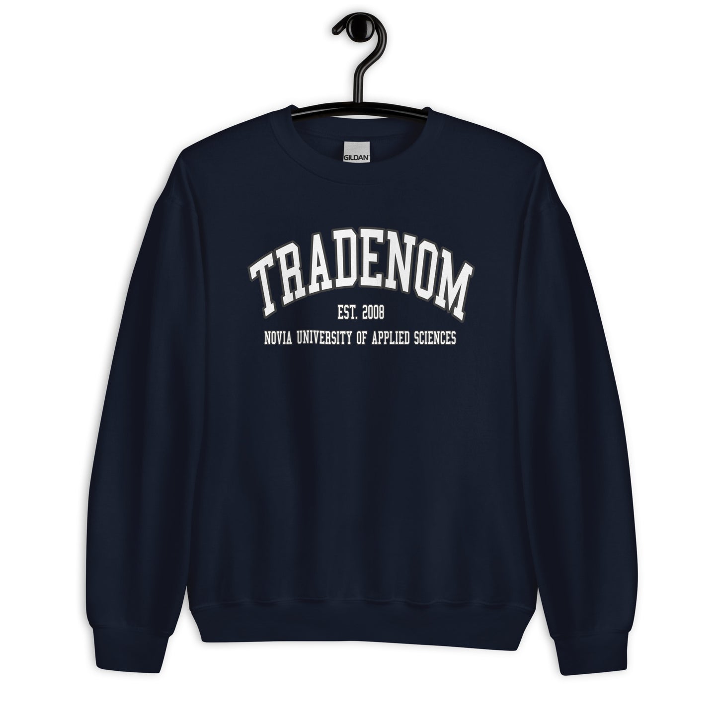 Tradenom Sweatshirt Vitt Tryck