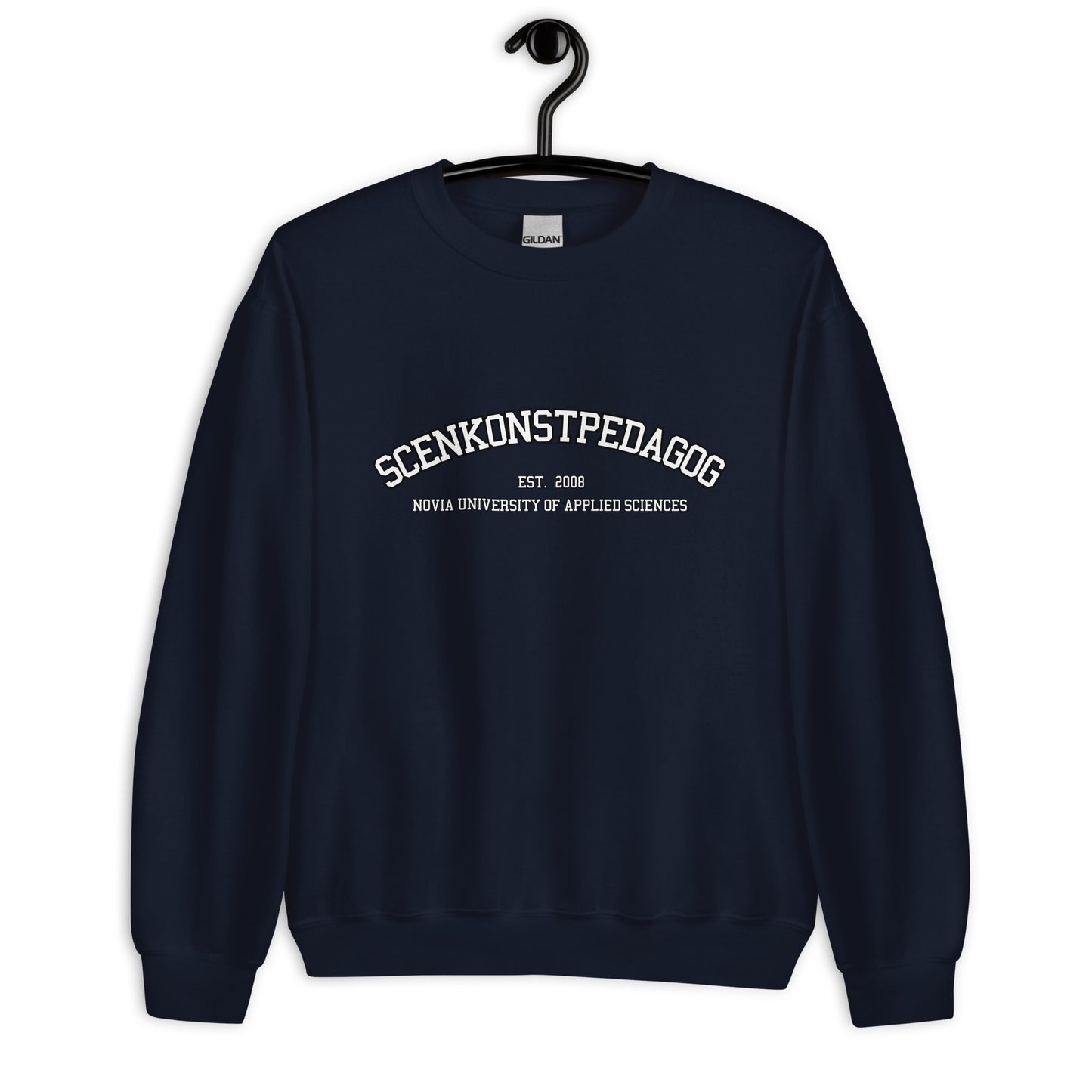 Scenkonstpedagog Sweatshirt Vitt Tryck