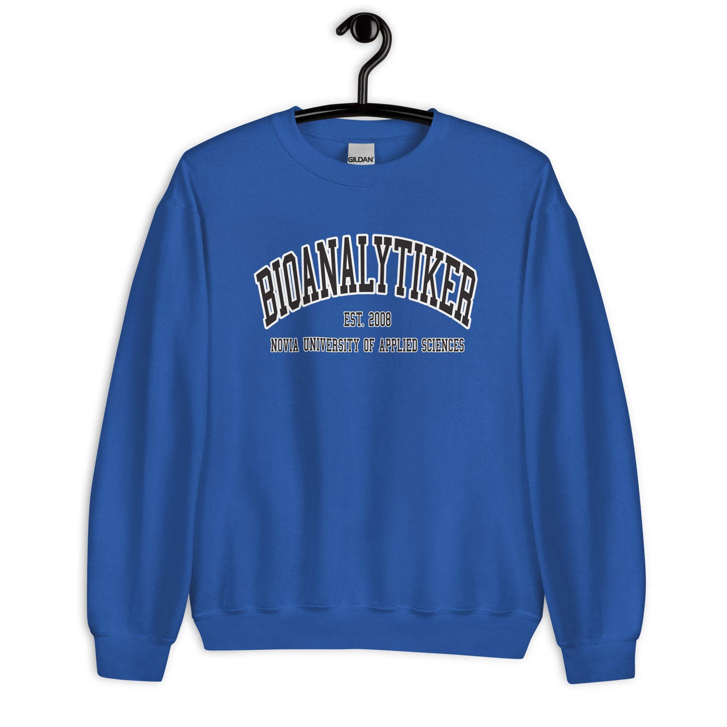 Bioanalytiker Sweatshirt Svart Tryck