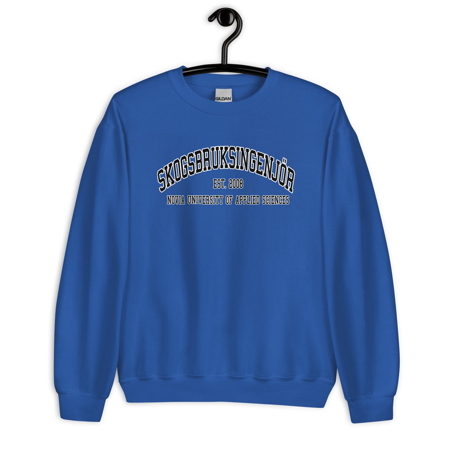 Skogsbruksingenjör Sweatshirt Svart Tryck