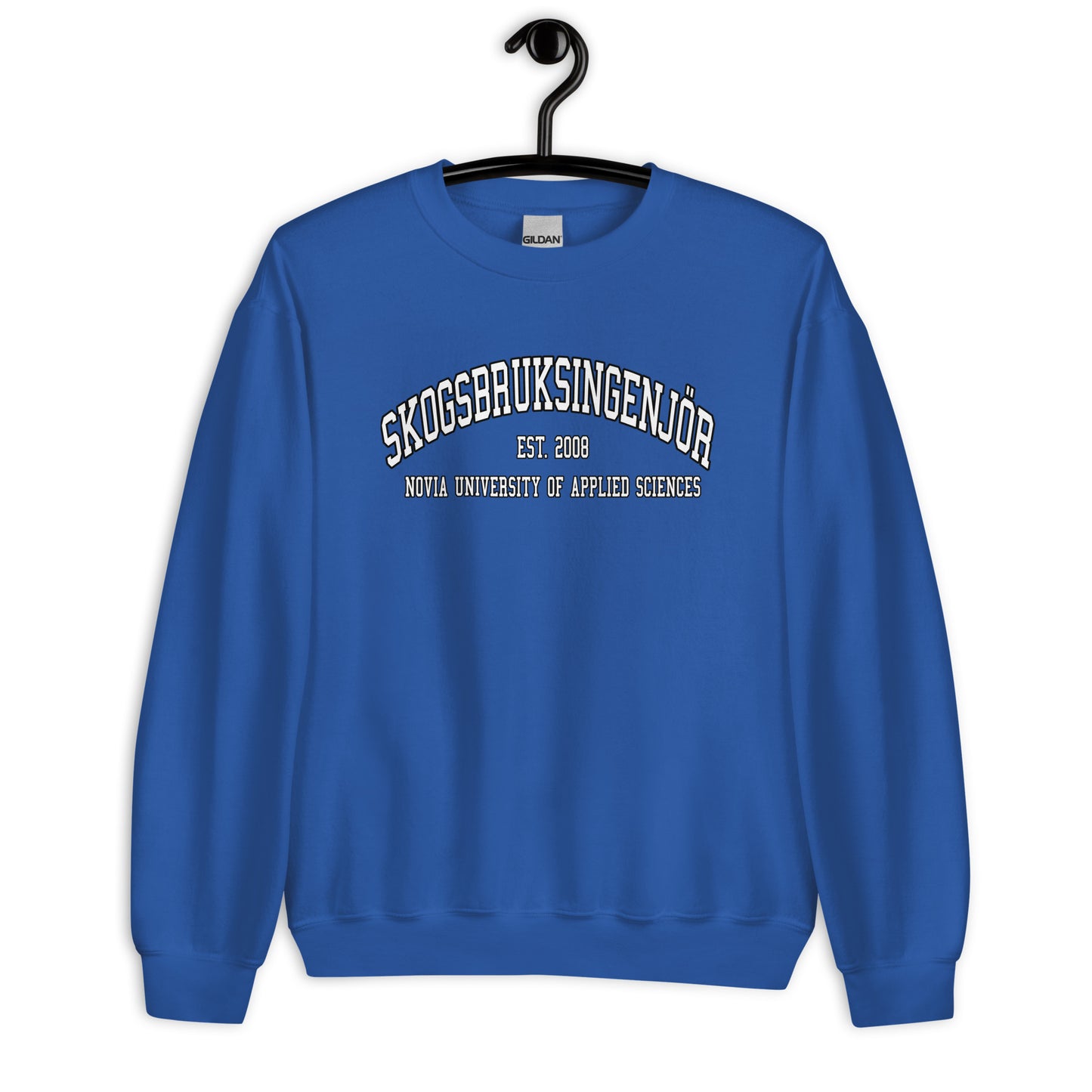 Skogsbruksingenjör Sweatshirt Vitt Tryck