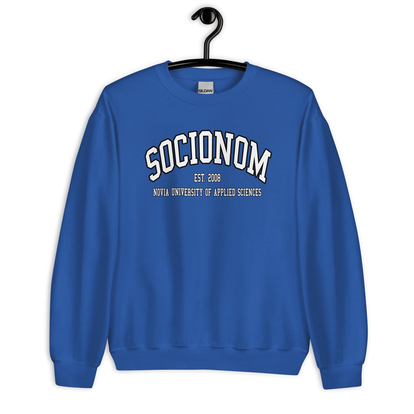 Socionom Sweatshirt Vitt Tryck