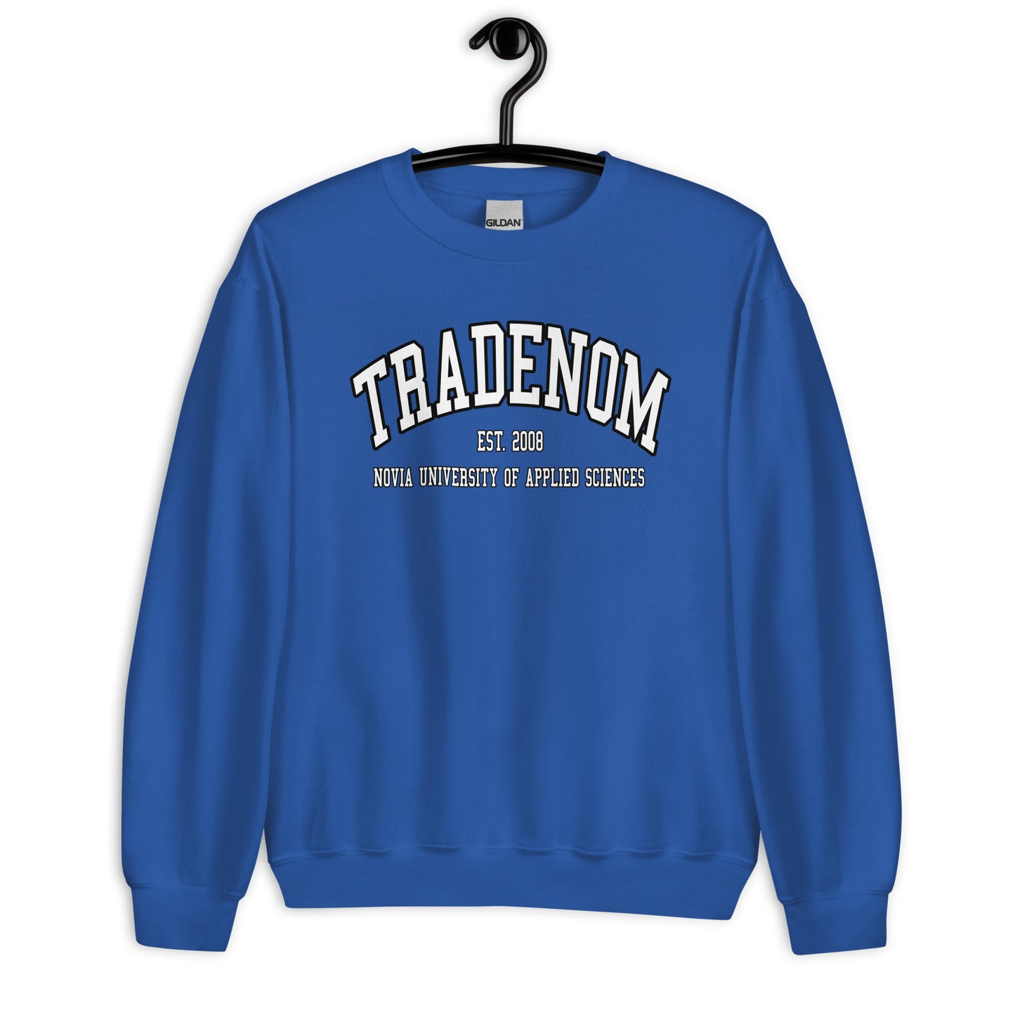 Tradenom Sweatshirt Vitt Tryck