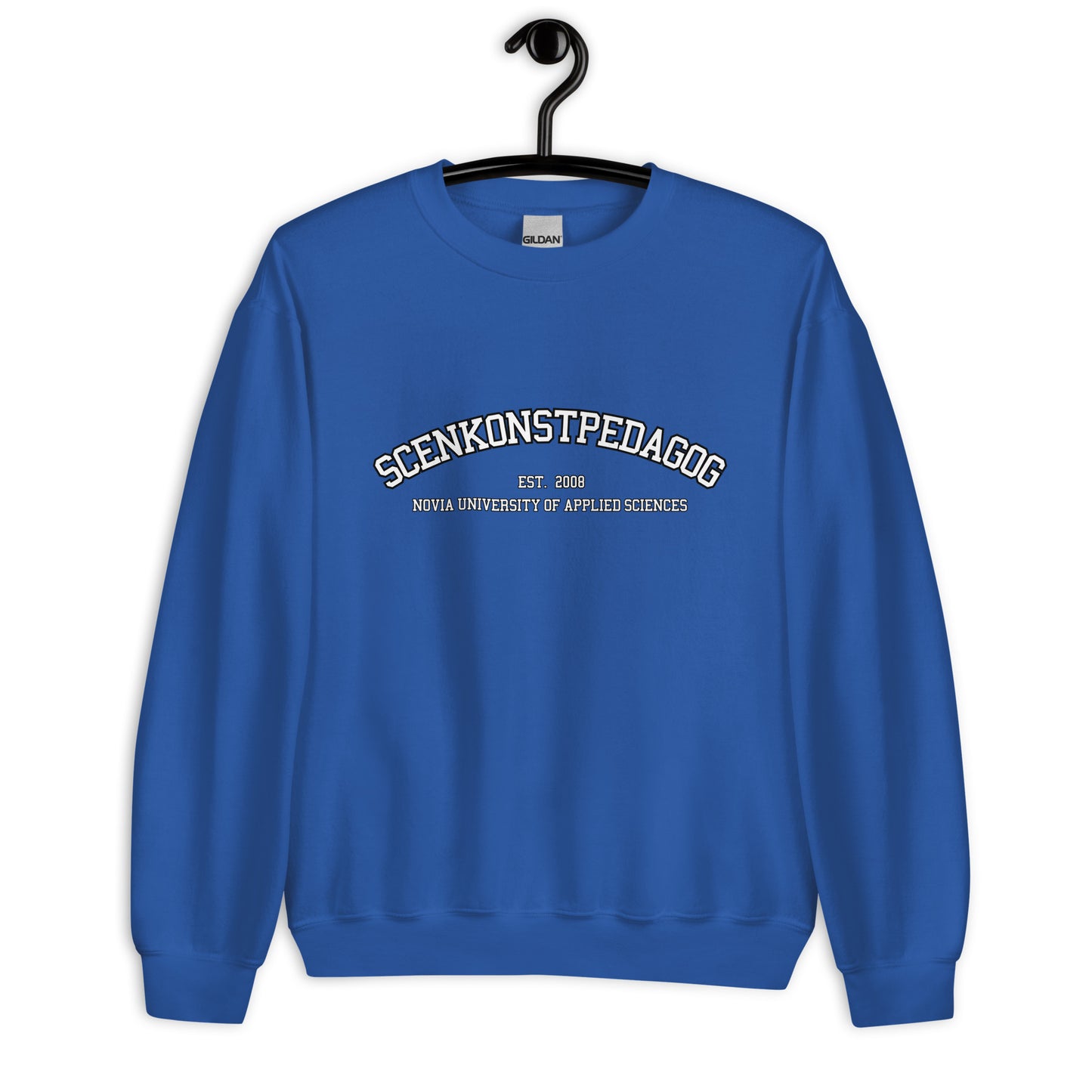 Scenkonstpedagog Sweatshirt Vitt Tryck