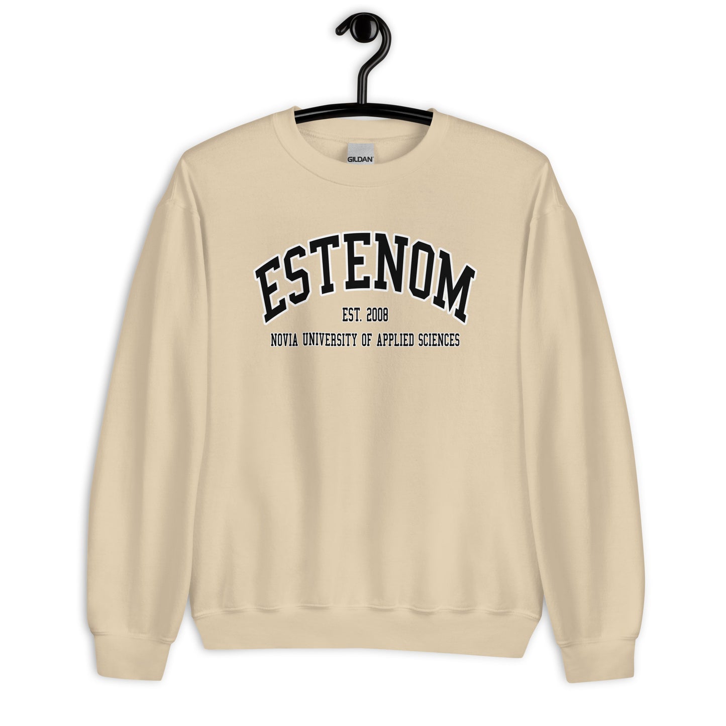 Estenom Sweatshirt Svart Tryck