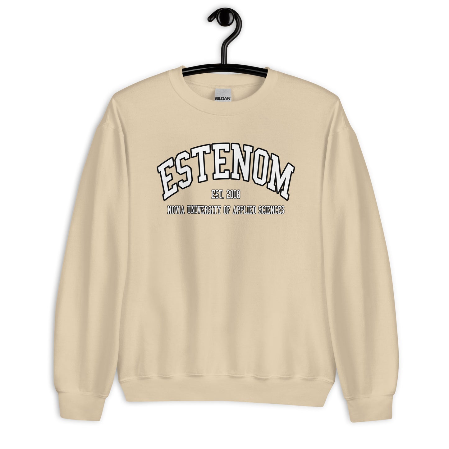 Estenom Sweatshirt Vitt Tryck