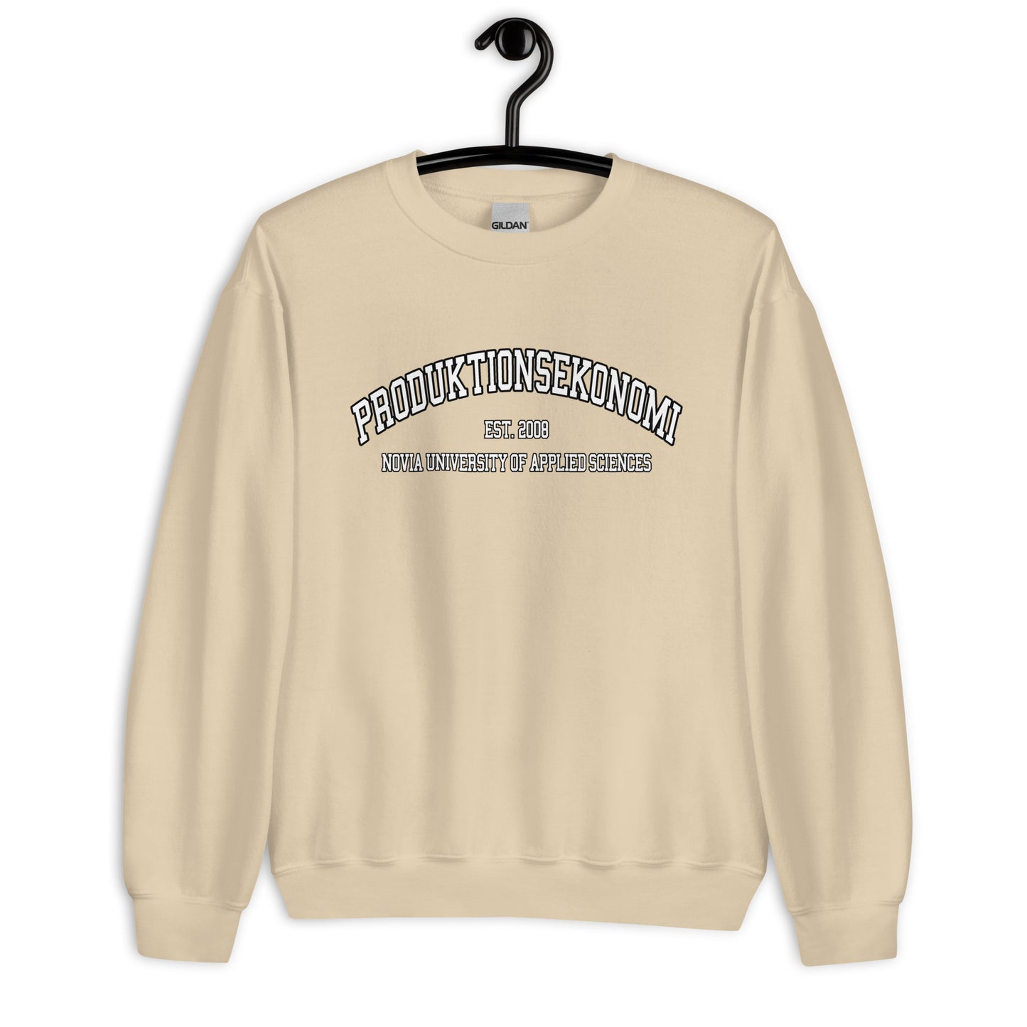 Produktionsekonomi Sweatshirt Svart Tryck