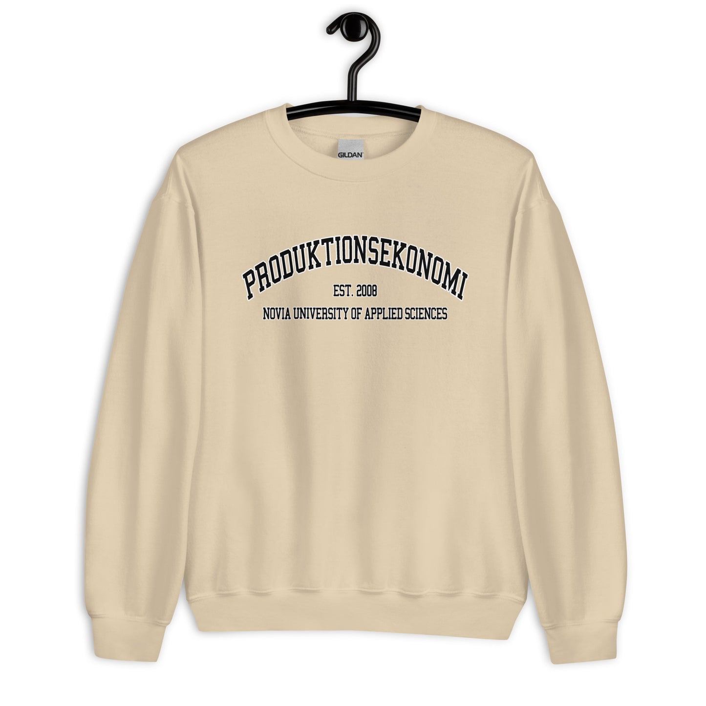 Produktionsekonomi Sweatshirt Svart Tryck