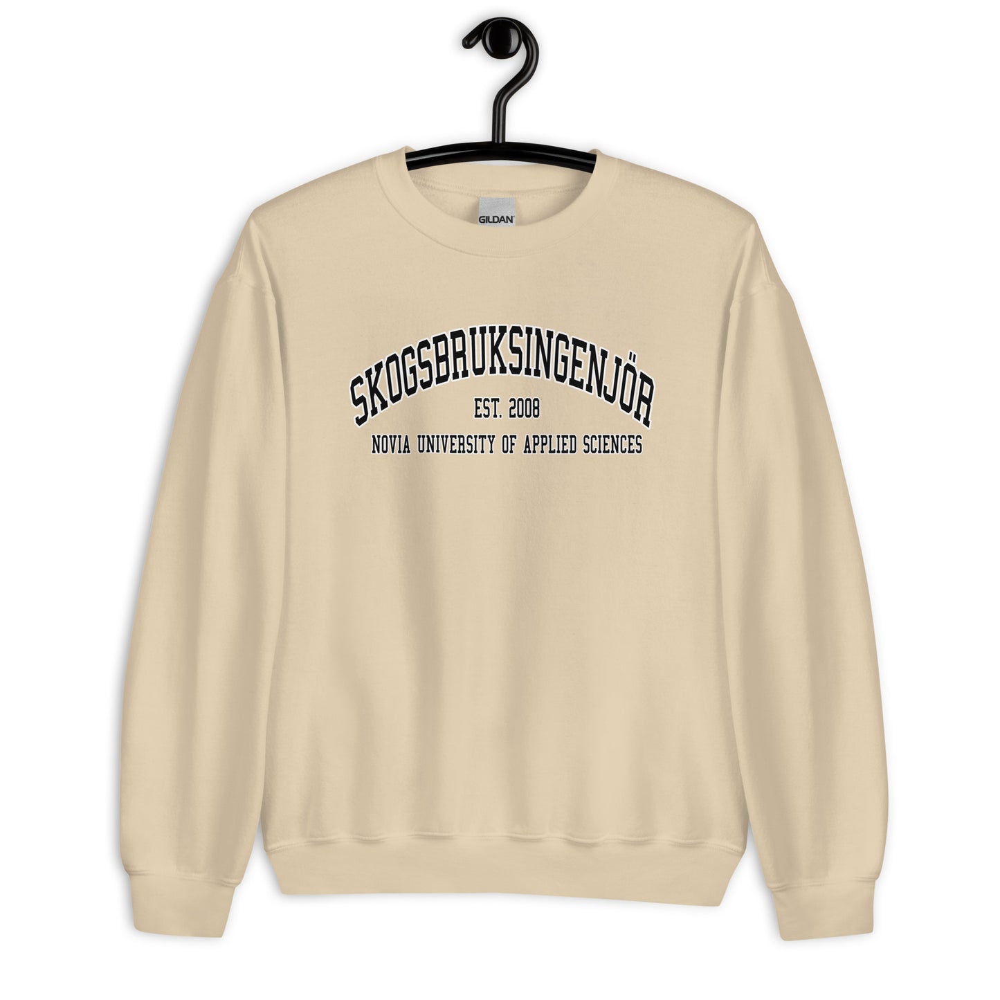 Skogsbruksingenjör Sweatshirt Svart Tryck