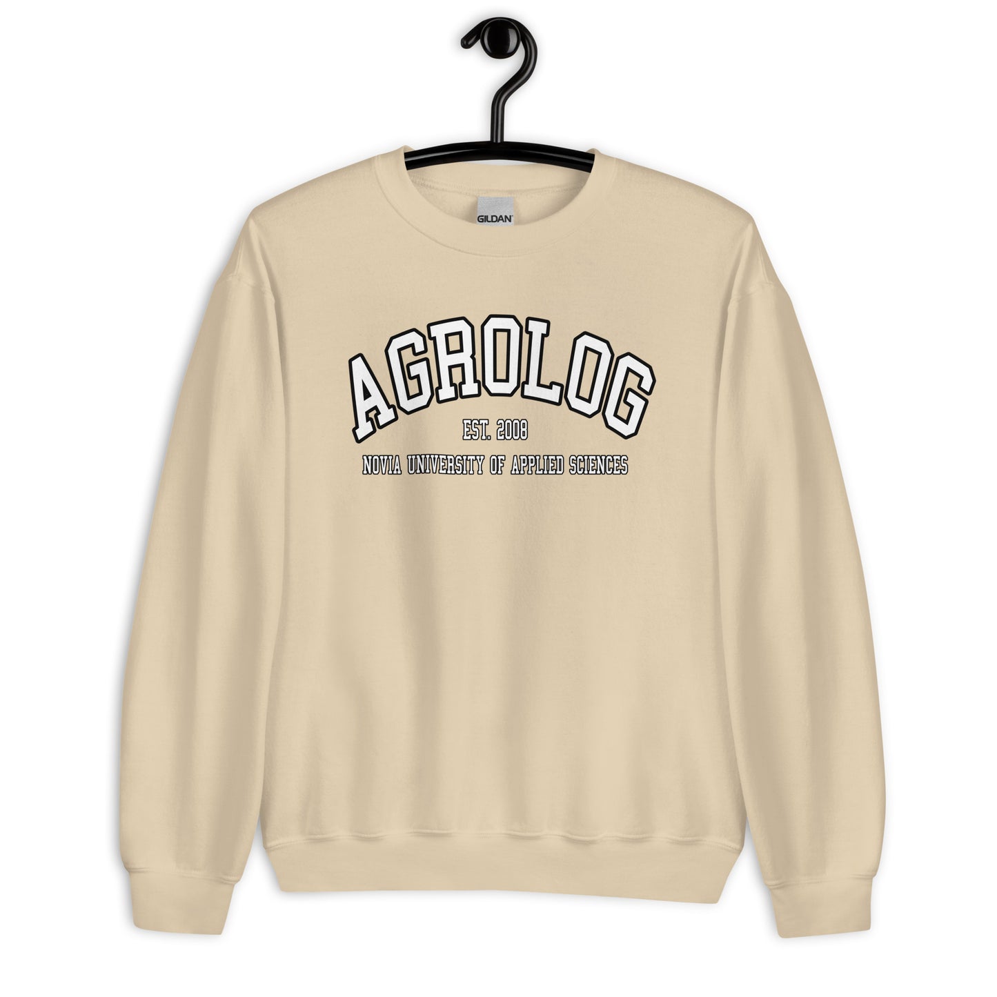 Agrolog Sweatshirt Vitt Tryck