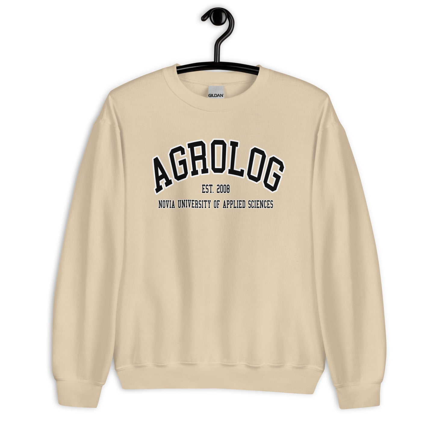 Agrolog Sweatshirt Svart Tryck