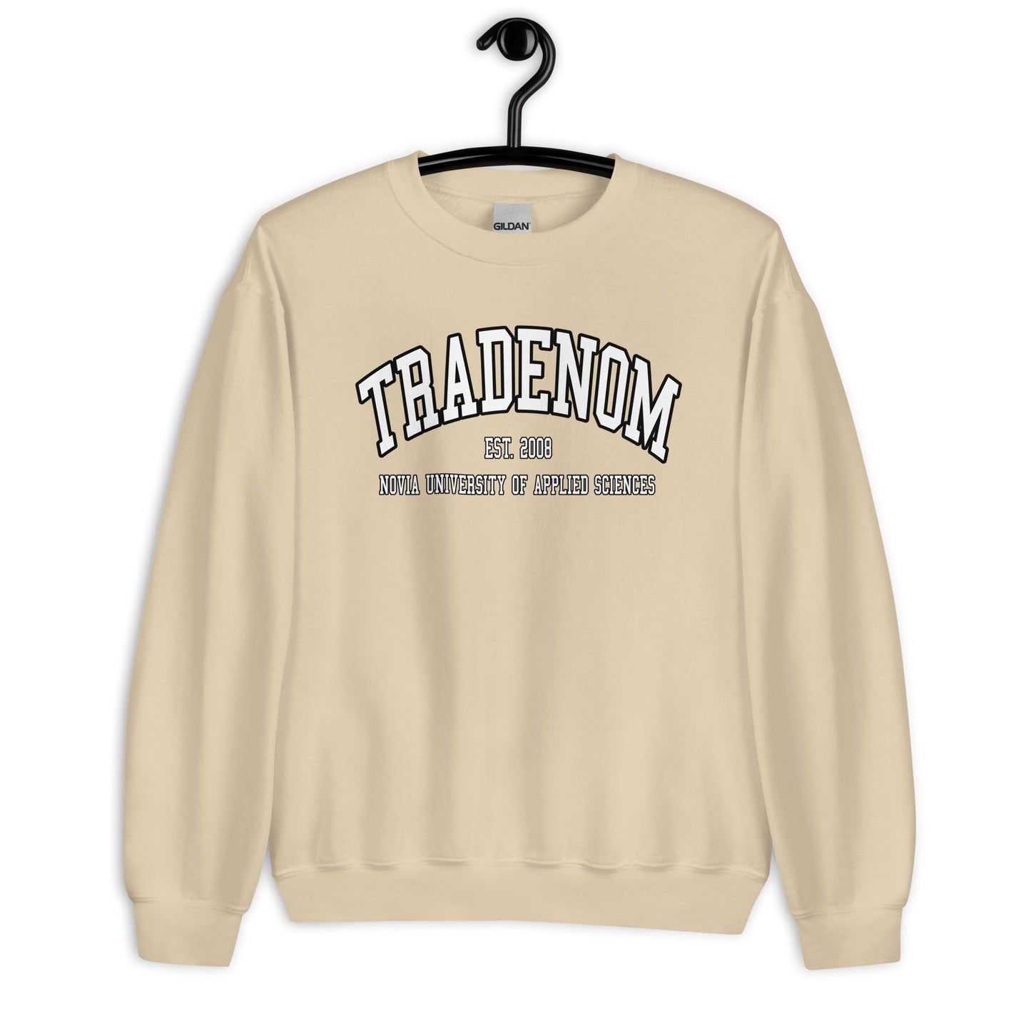 Tradenom Sweatshirt Vitt Tryck