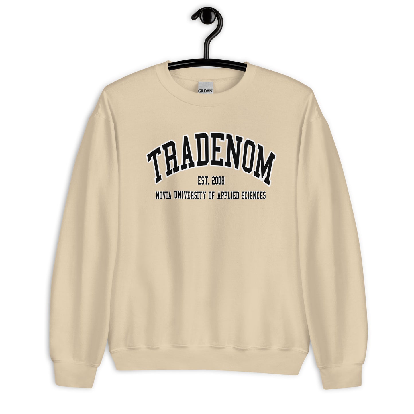 Tradenom Sweatshirt Svart Tryck