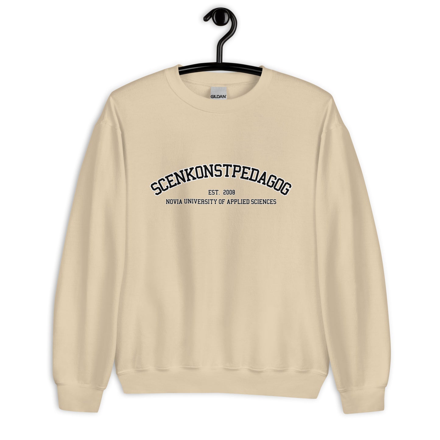 Scenkonstpedagog Sweatshirt Svart Tryck