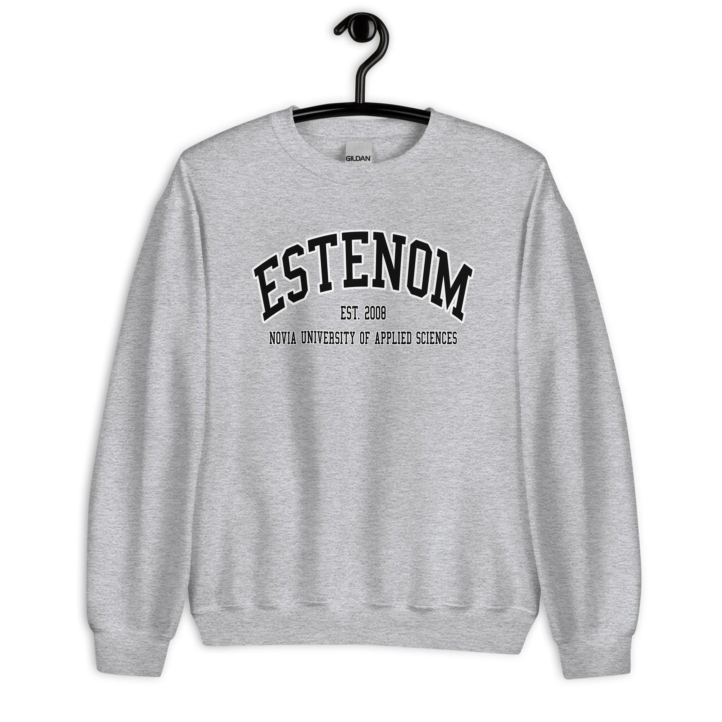 Estenom Sweatshirt Svart Tryck