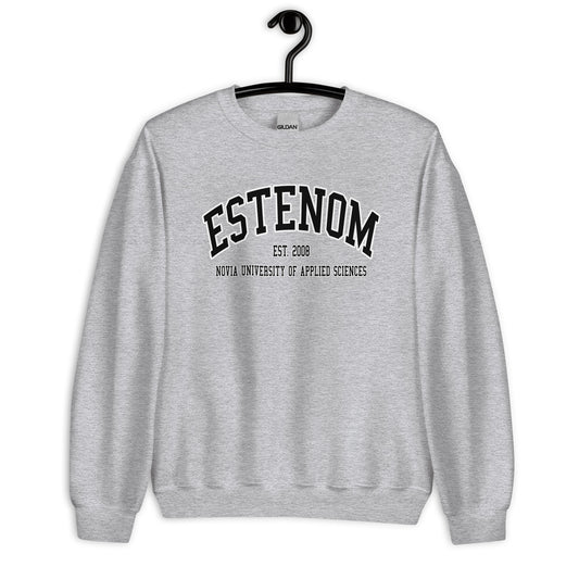 Estenom Sweatshirt Svart Tryck