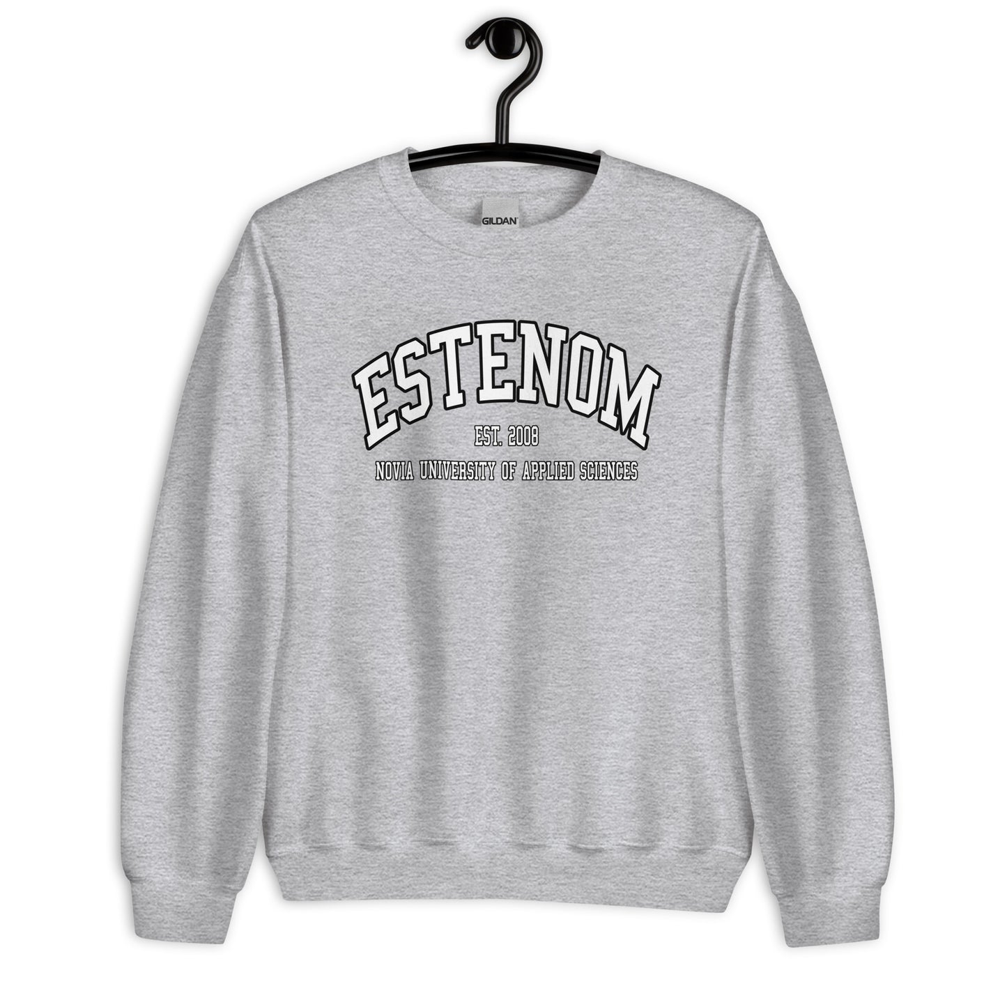 Estenom Sweatshirt Vitt Tryck