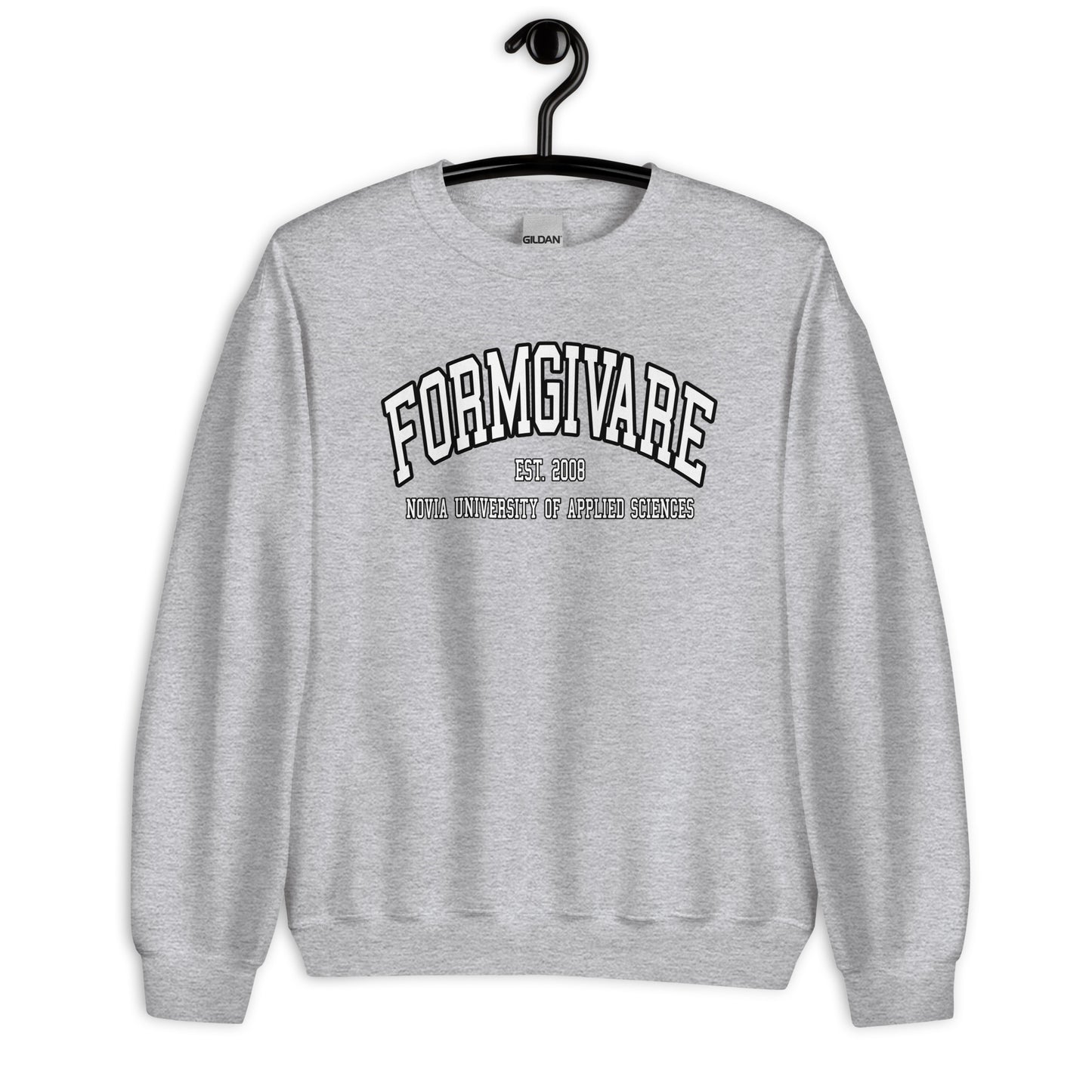 Formgivare Sweatshirt Vitt Tryck