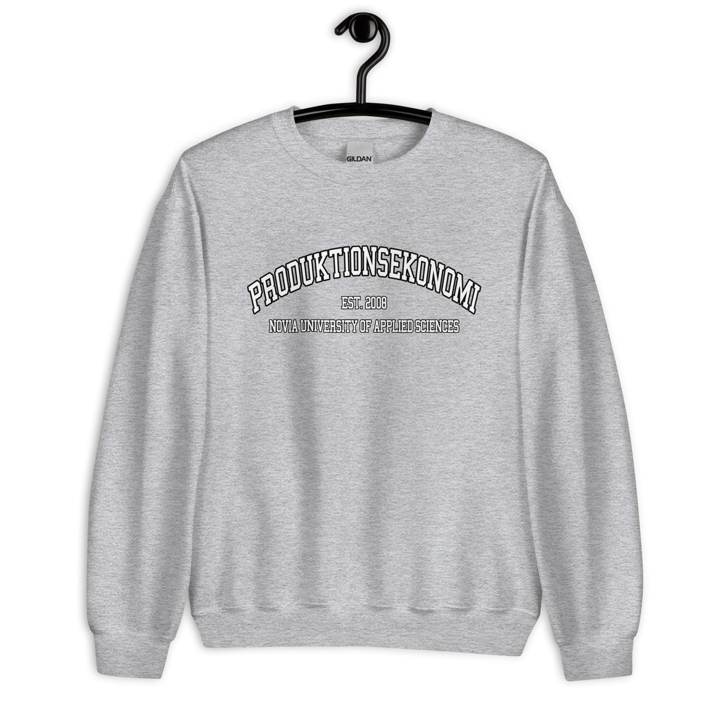 Produktionsekonomi Sweatshirt Svart Tryck