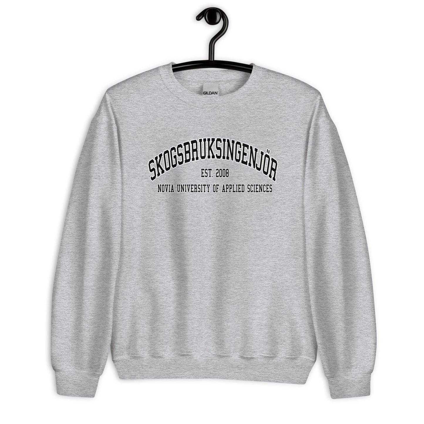 Skogsbruksingenjör Sweatshirt Svart Tryck