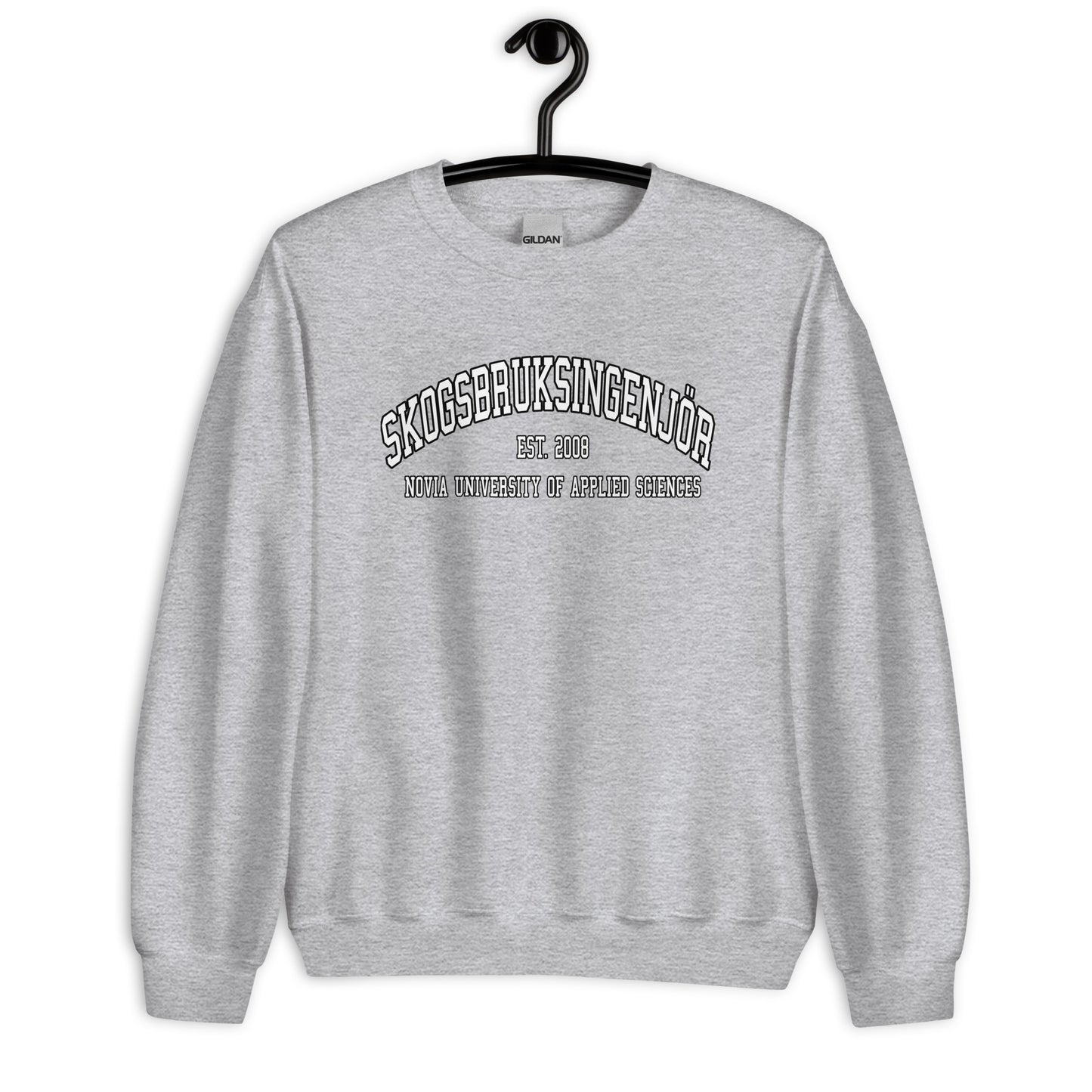 Skogsbruksingenjör Sweatshirt Vitt Tryck