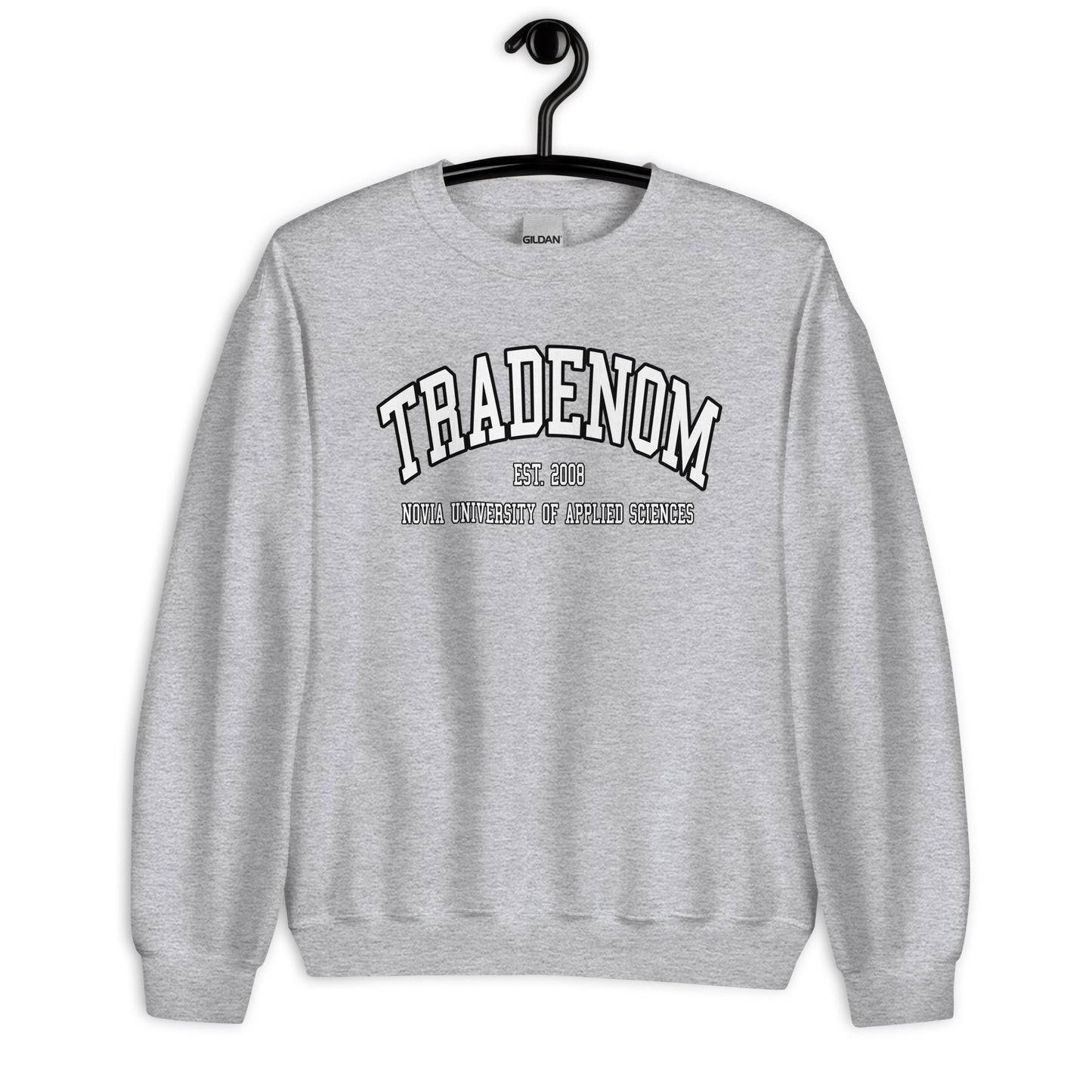 Tradenom Sweatshirt Vitt Tryck