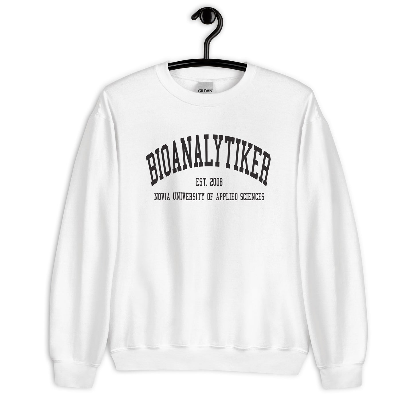 Bioanalytiker Sweatshirt Svart Tryck