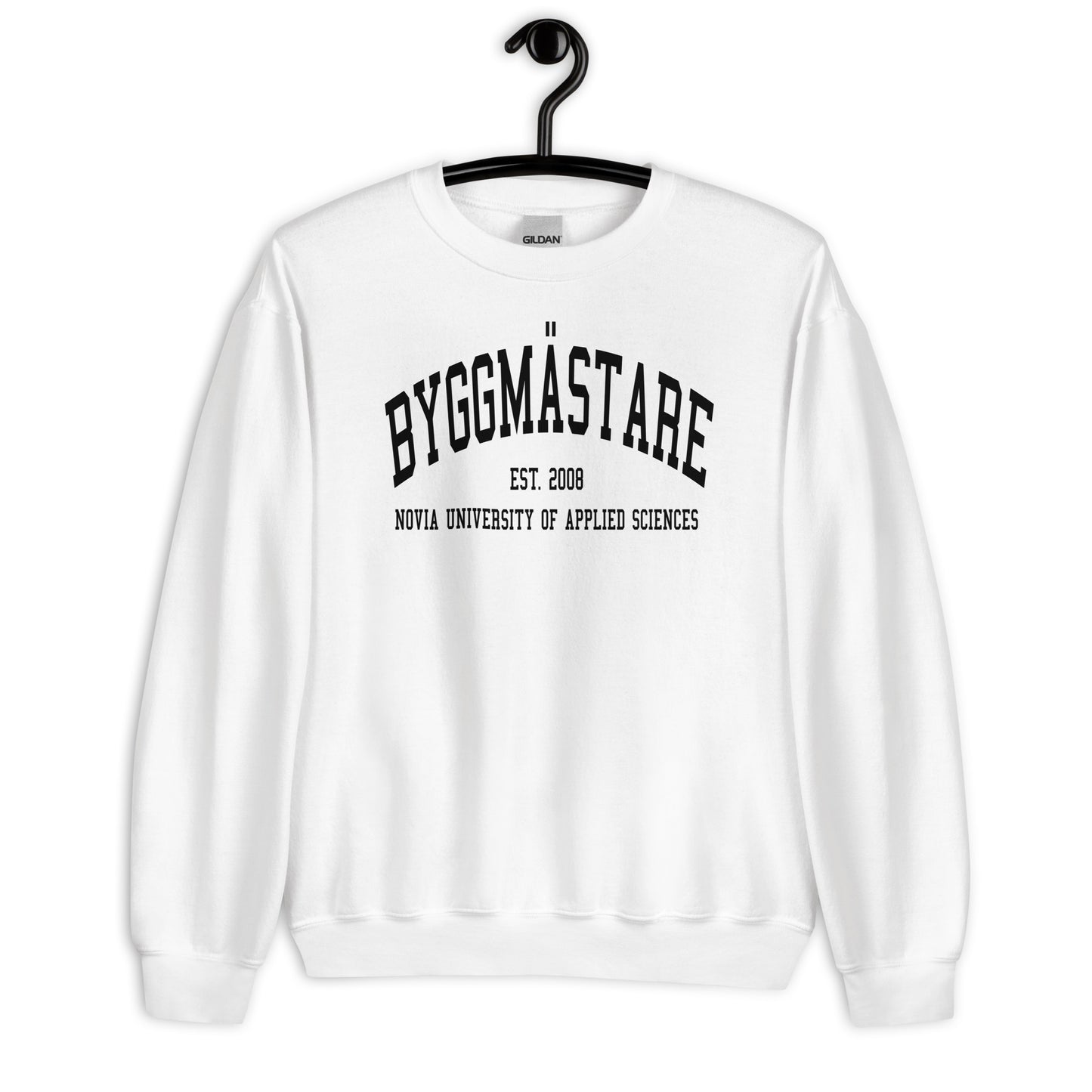 Byggmästare Sweatshirt Svart Tryck