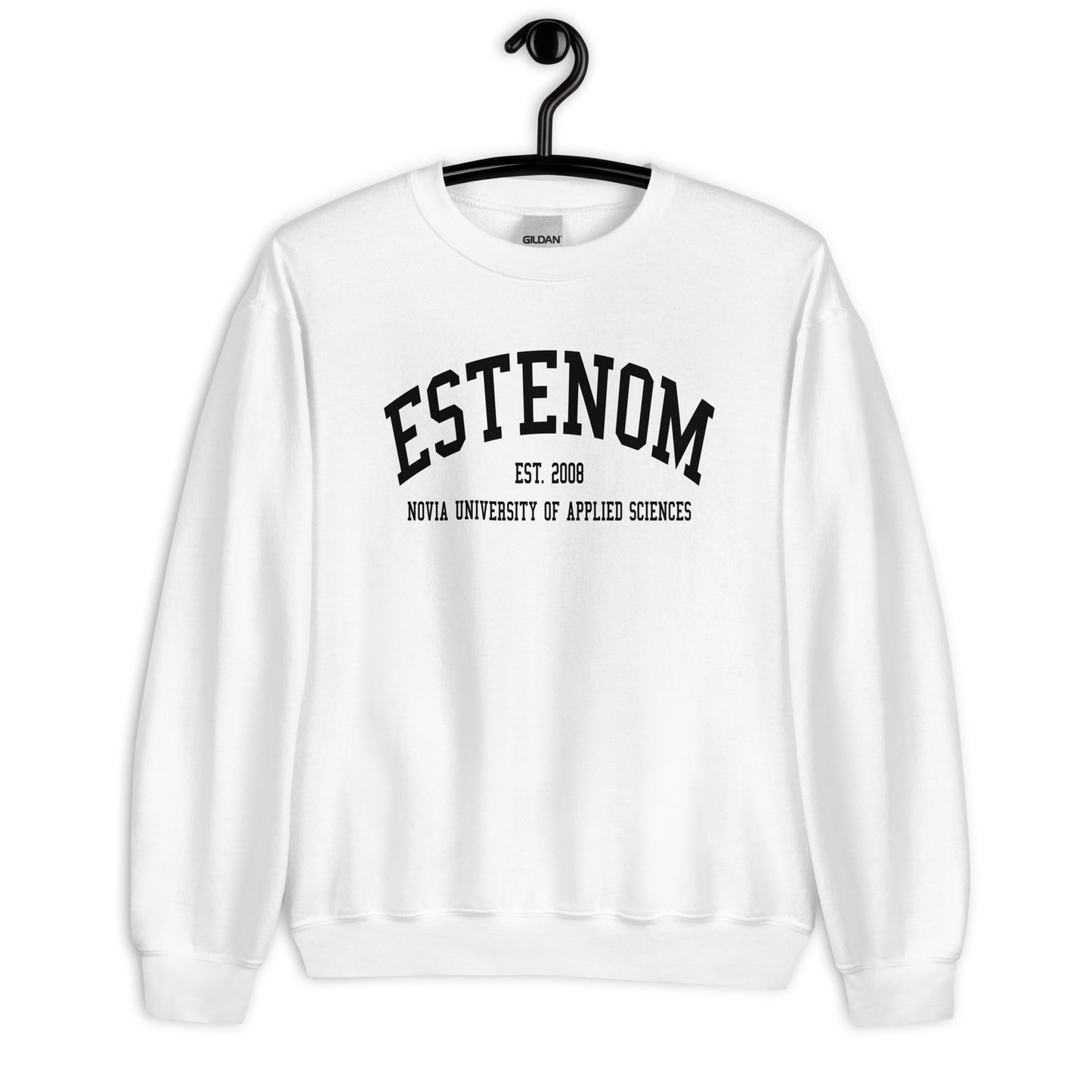 Estenom Sweatshirt Svart Tryck