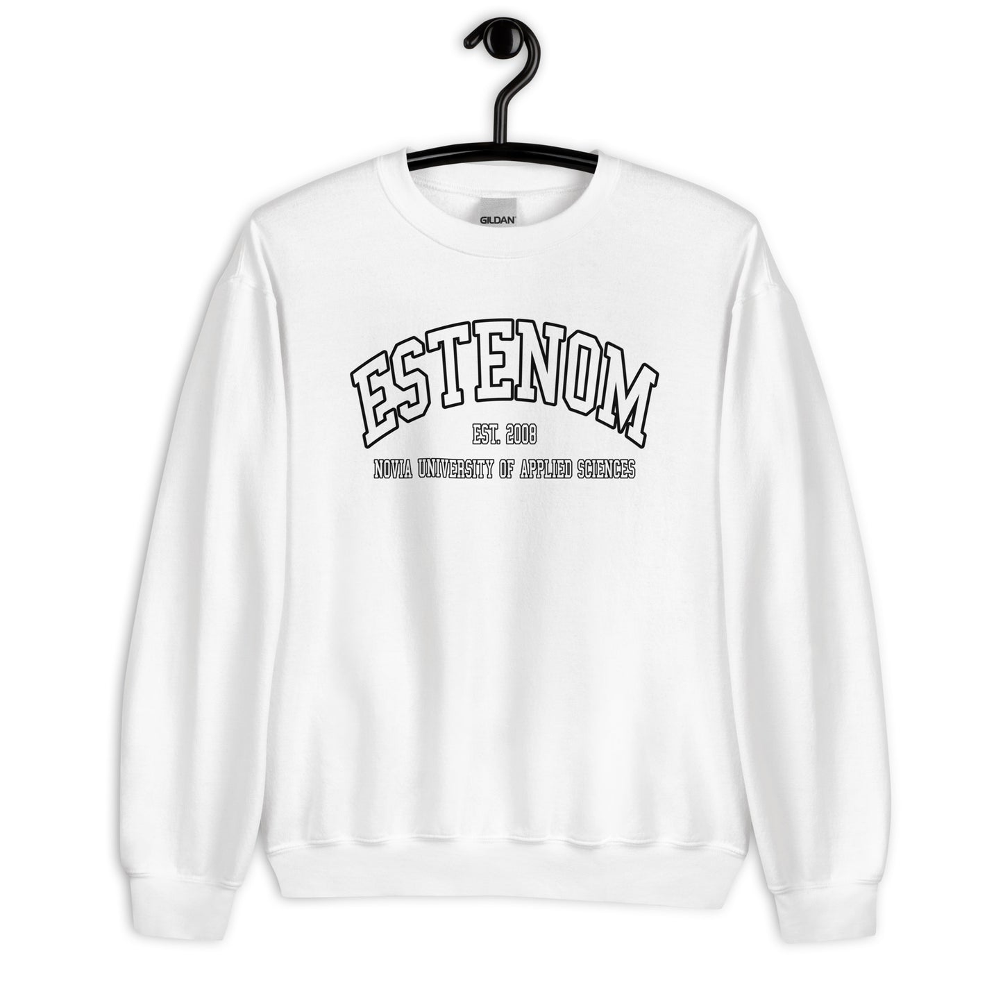 Estenom Sweatshirt Vitt Tryck