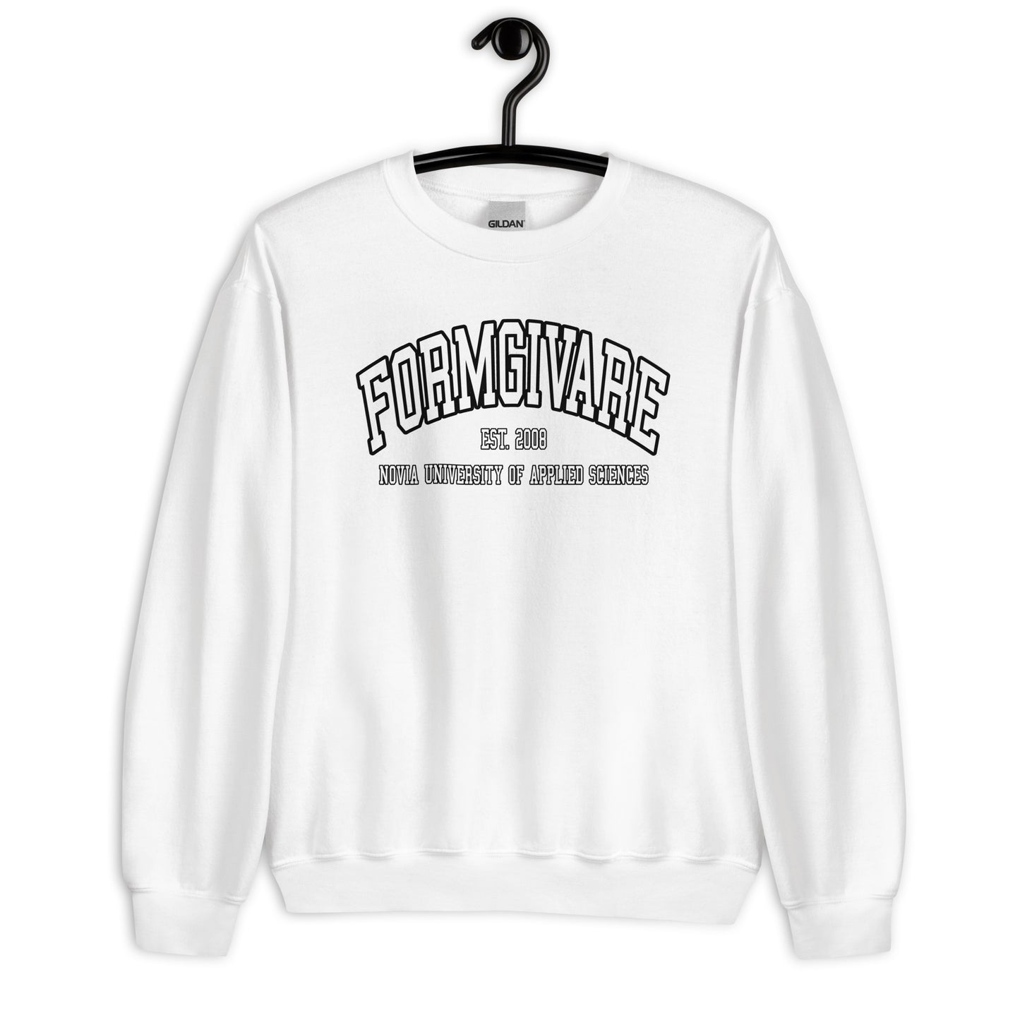 Formgivare Sweatshirt Vitt Tryck