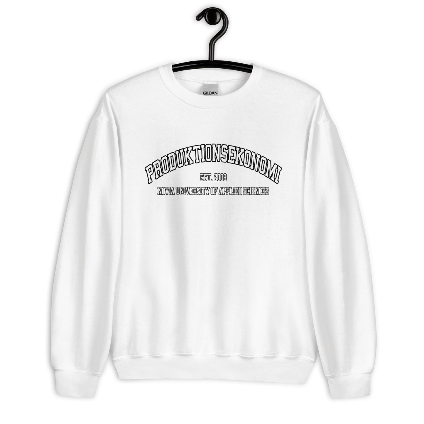 Produktionsekonomi Sweatshirt Svart Tryck