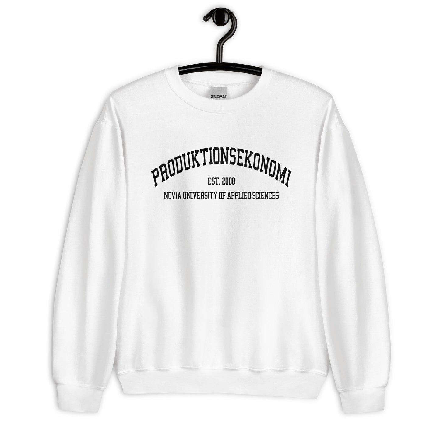 Produktionsekonomi Sweatshirt Svart Tryck