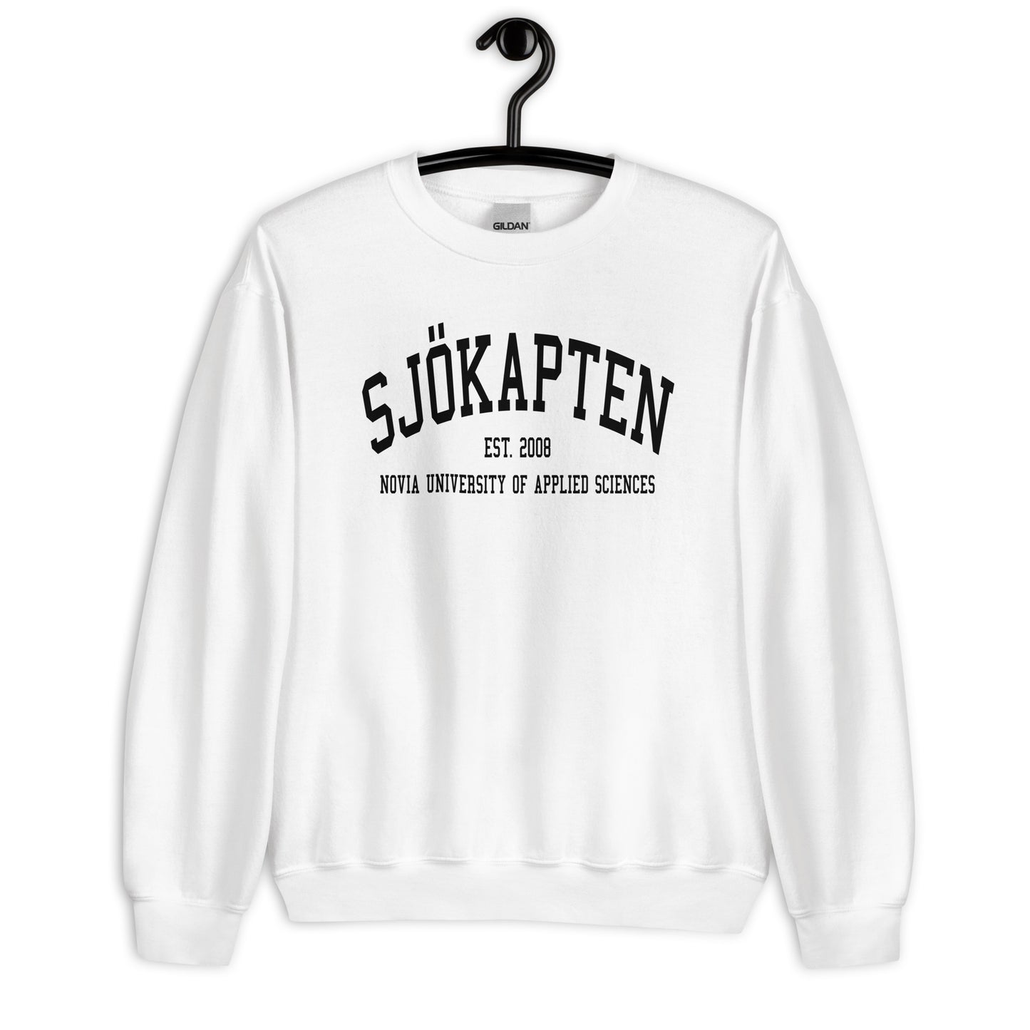 Sjökapten Sweatshirt Svart Tryck