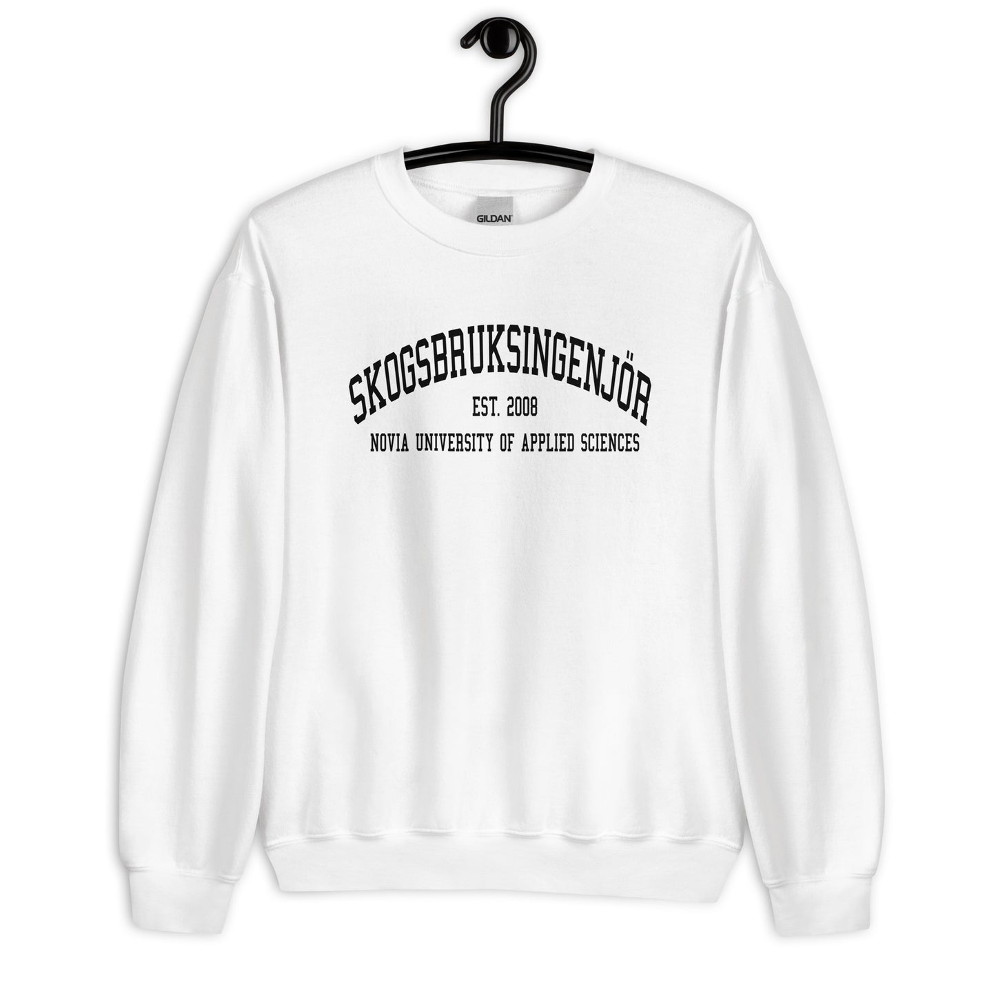 Skogsbruksingenjör Sweatshirt Svart Tryck