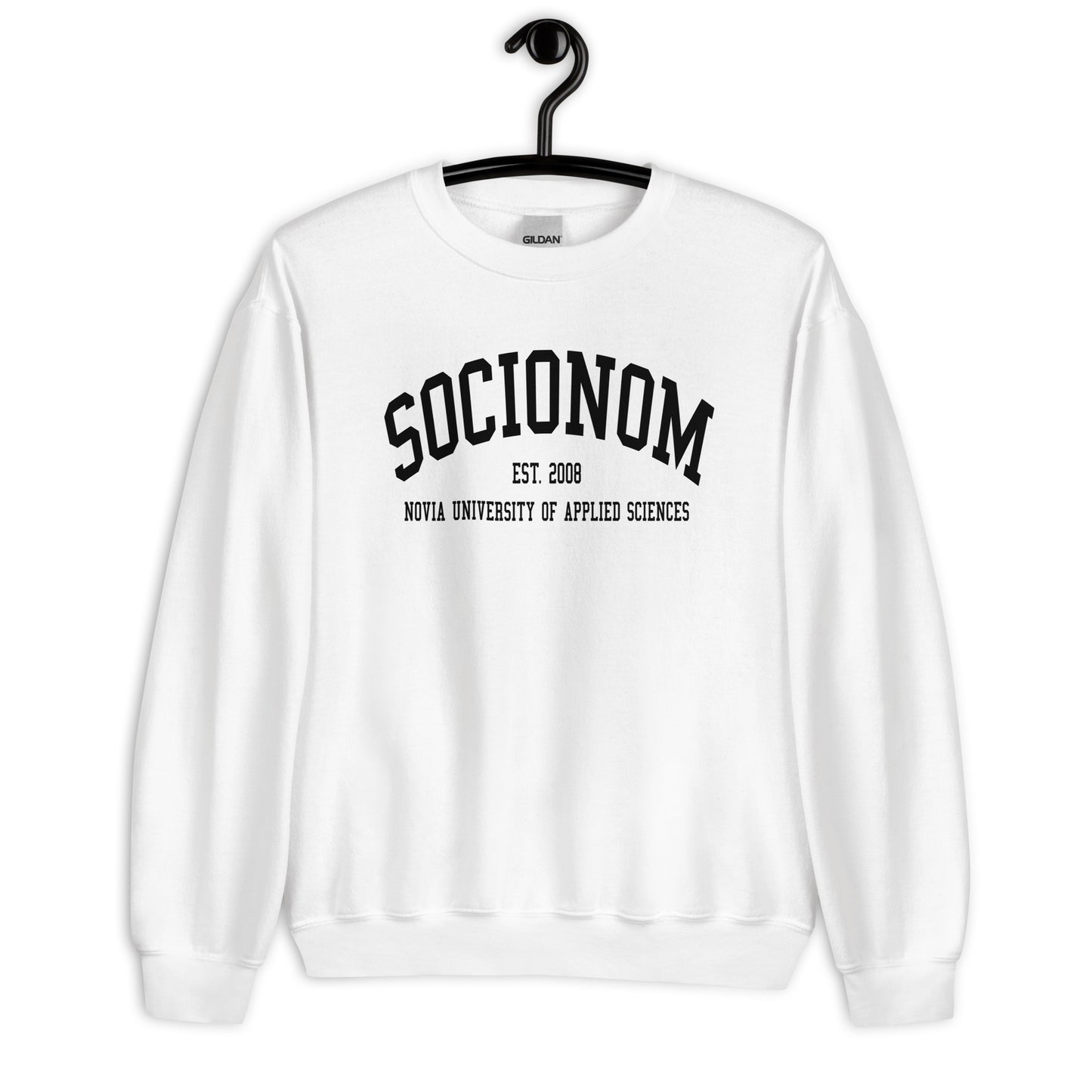 Socionom Sweatshirt Svart Tryck