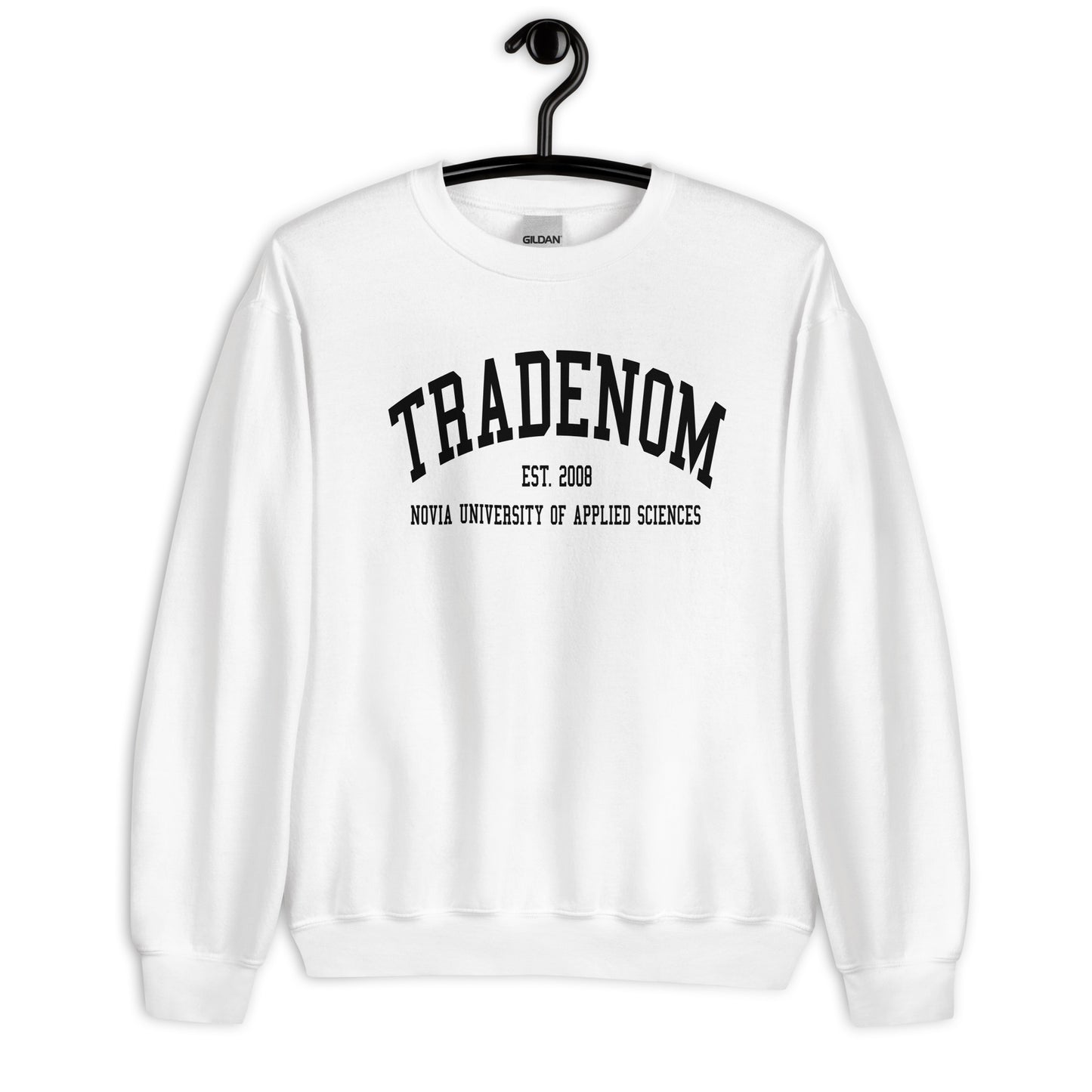 Tradenom Sweatshirt Svart Tryck