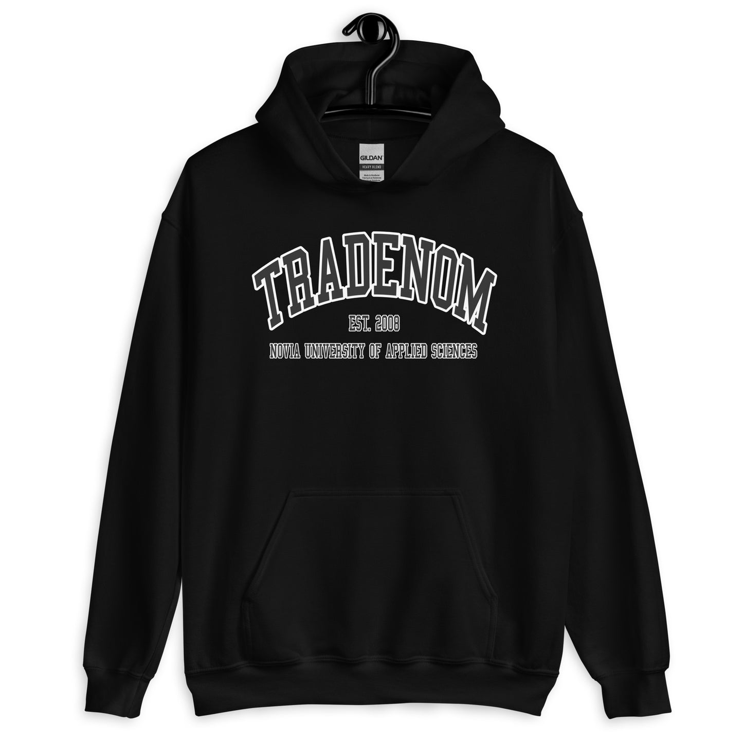 Tradenom Hoodie Svart Tryck