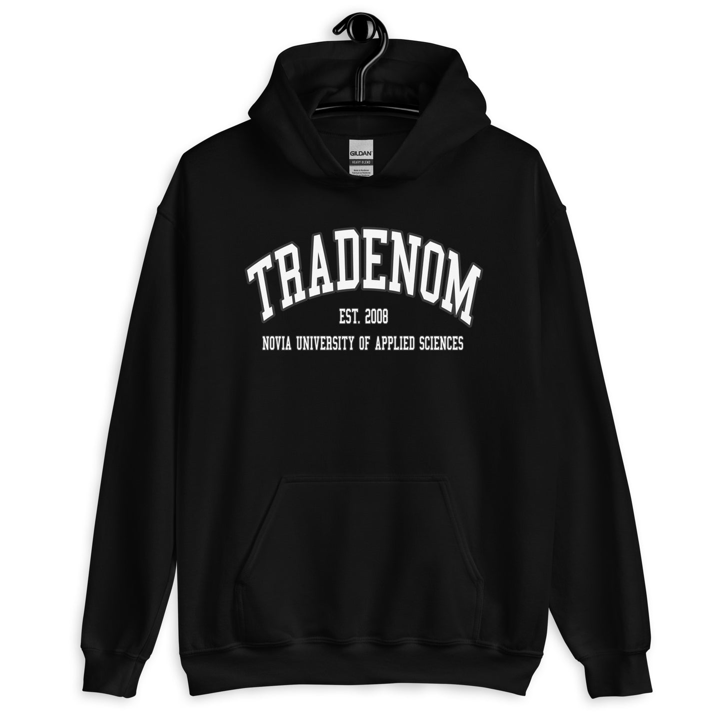 Tradenom Hoodie Vitt Tryck